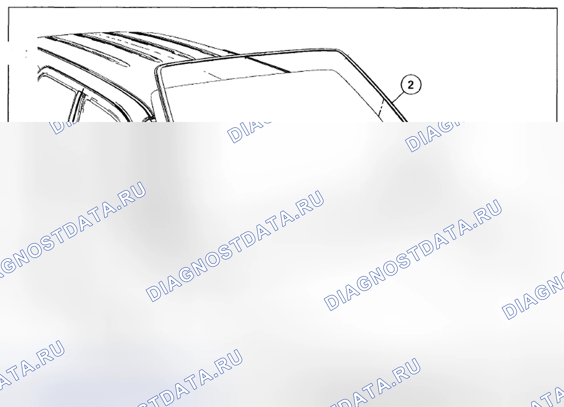 Рис. 41: СНЯТИЕ / УСТАНОВКА ЛОБОВОГО СТЕКЛА. Mazda Tribute II