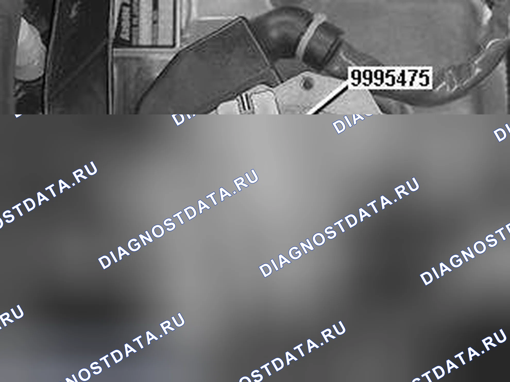 Рис. 1543: Проверка настройки. Volvo V70 II