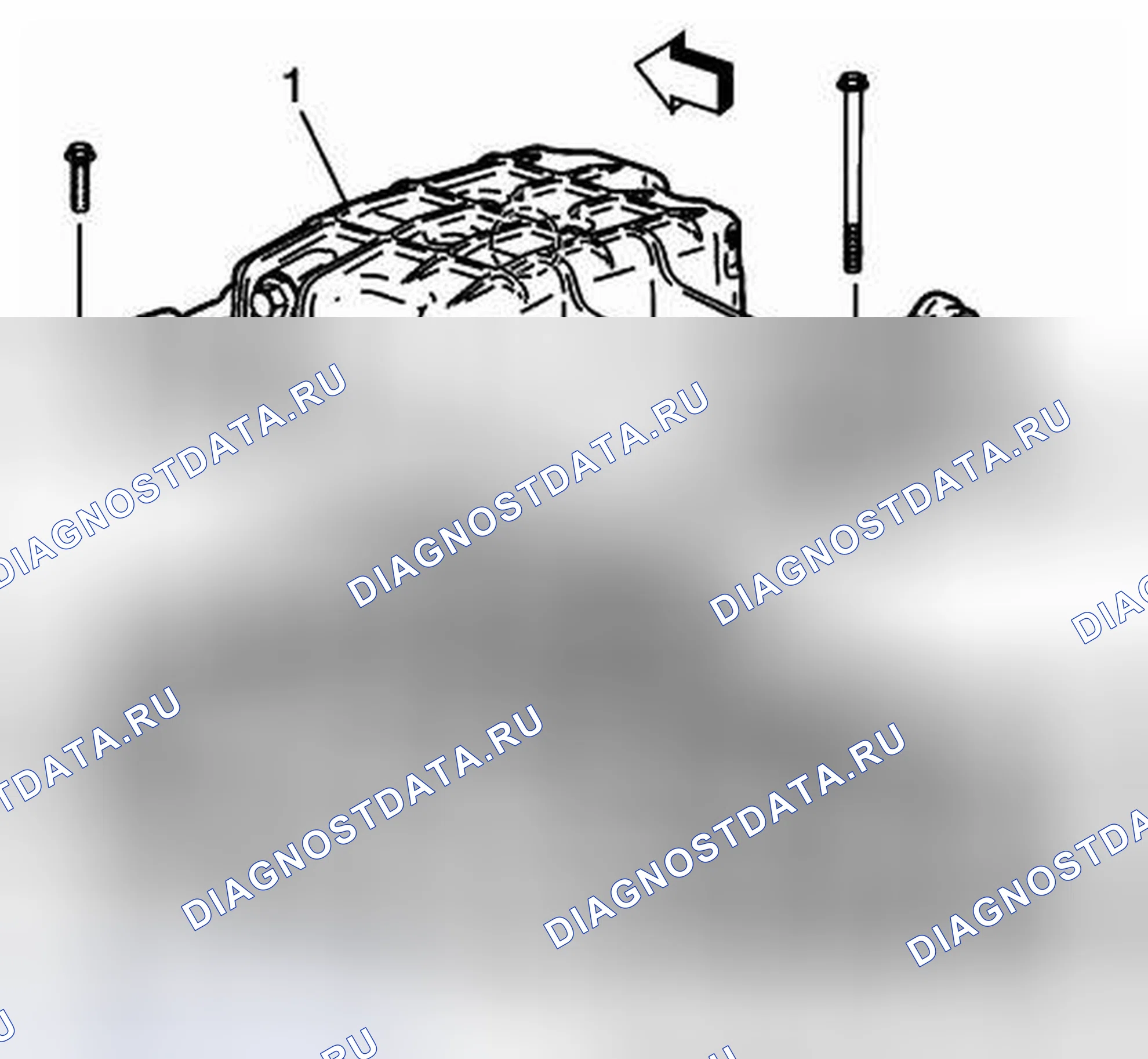 Рис. 145: Удаление масляного поддона (LDK, Lhu). Kia Picanto III рестайлинг
