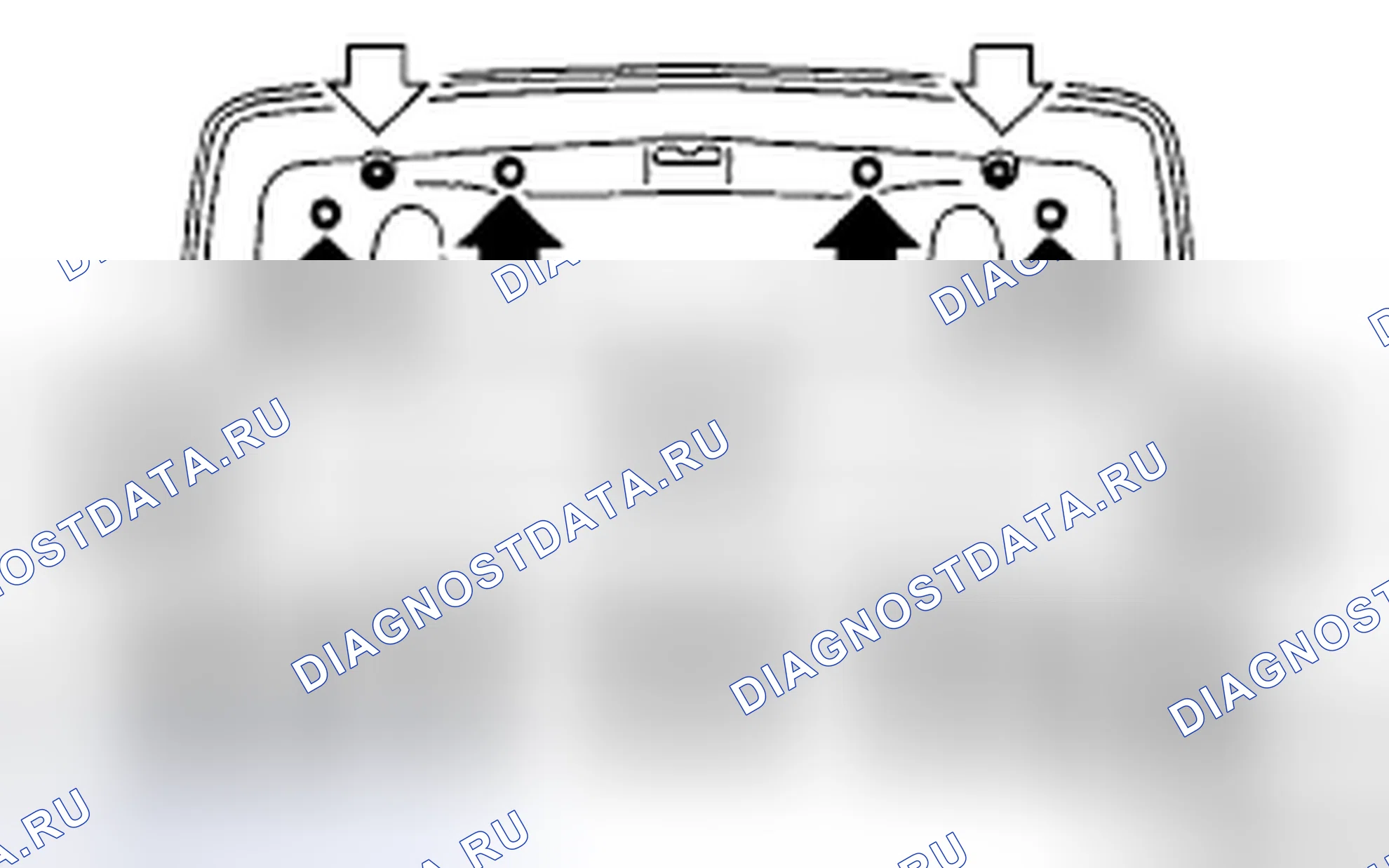 Рис. 128: ОТДЕЛКА КРЫШКИ БАГАЖНИКА. Subaru Legacy BL/BP рестайлинг
