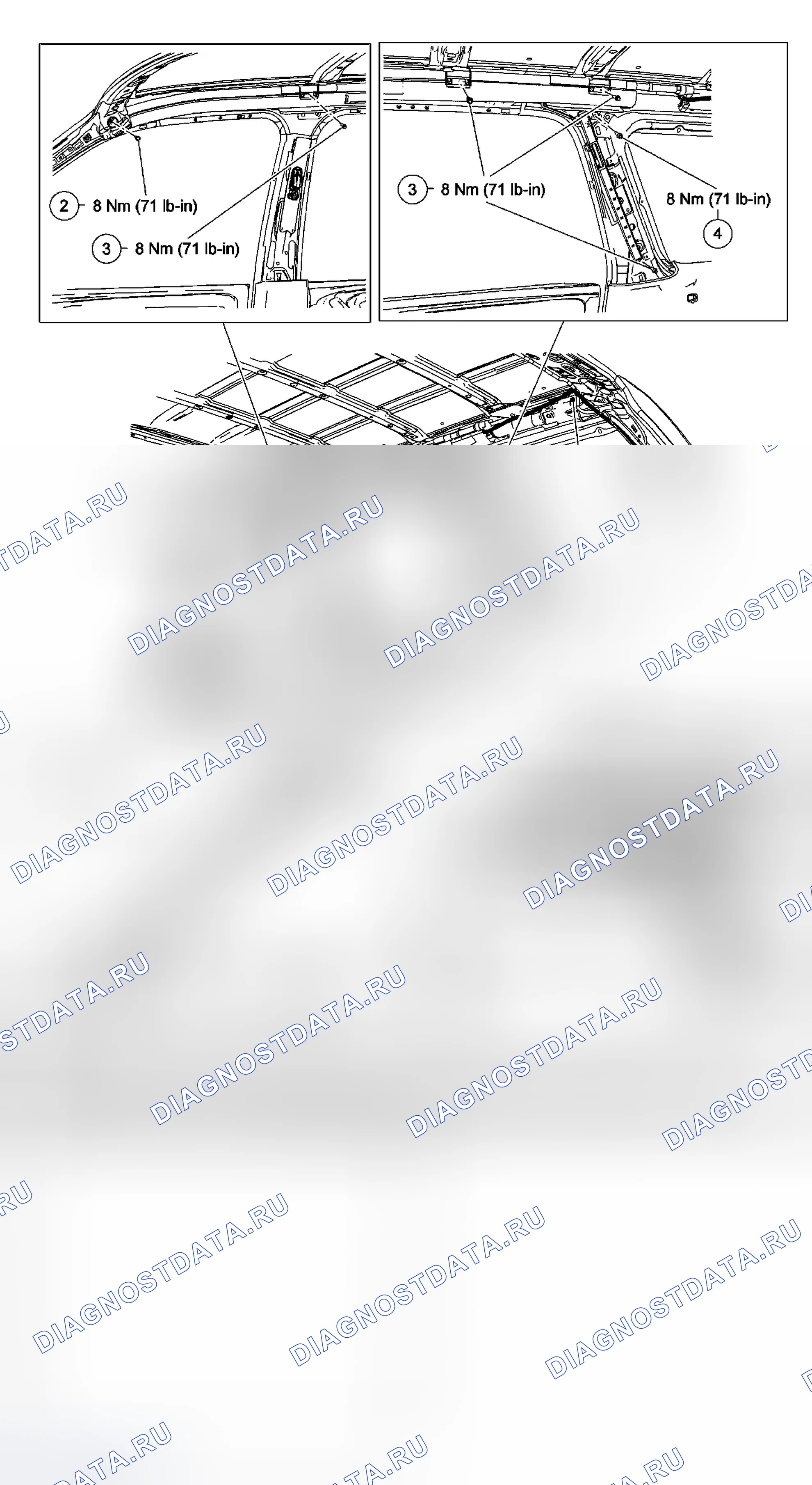 Рис. 160: Модуль защитного фонаря. Ford Escape I рестайлинг