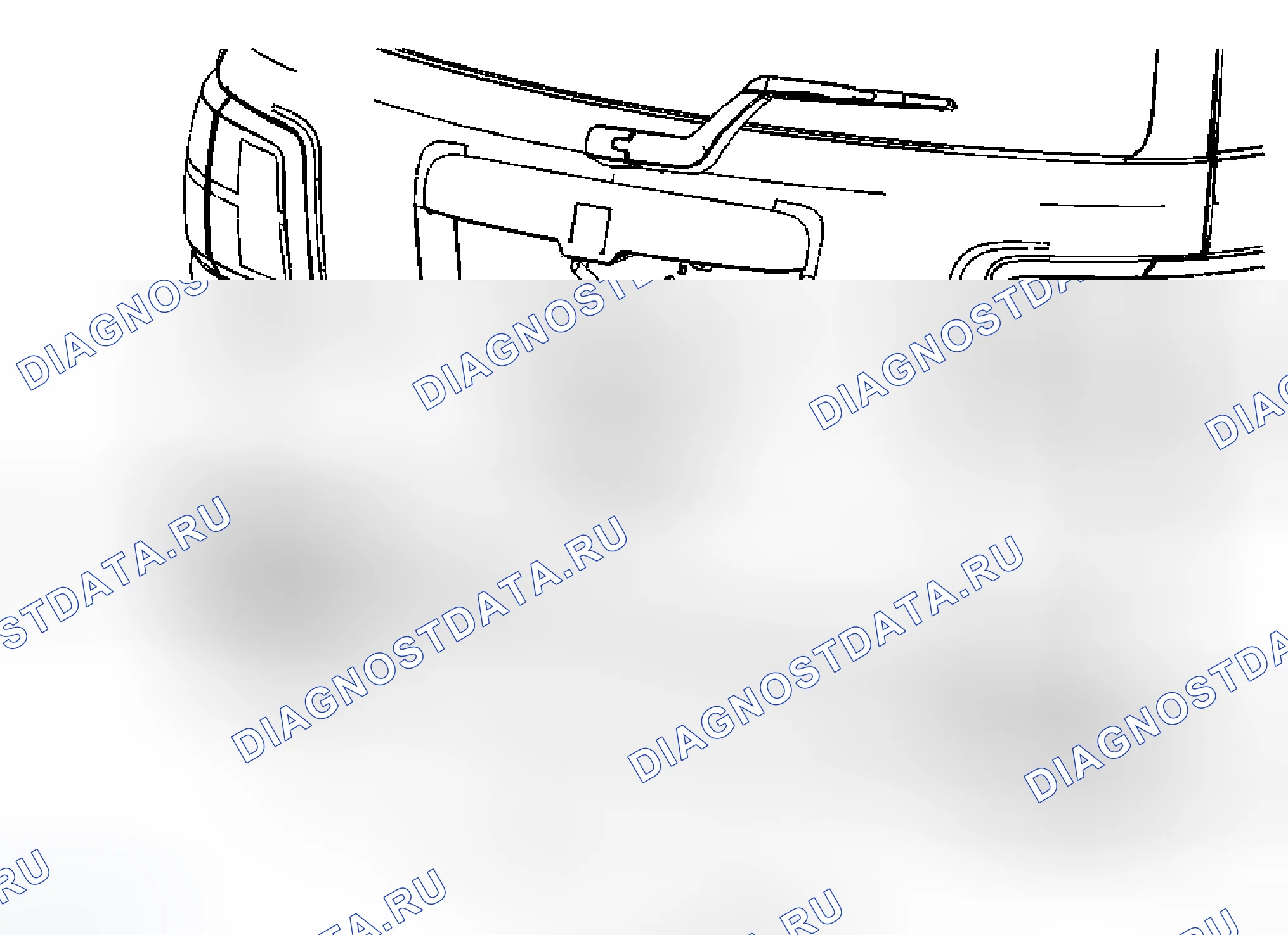 Рис. 28: Замена эмблемы / шильдика дверь багажника (OUTLOOK). Chevrolet Traverse I