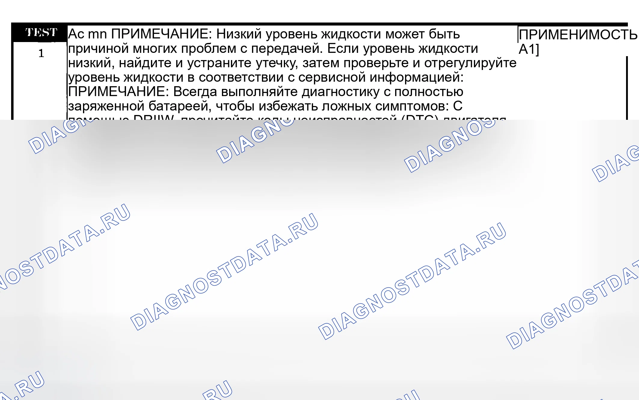 Рис. 472: Диагностические процедуры. Dodge Grand Caravan IV