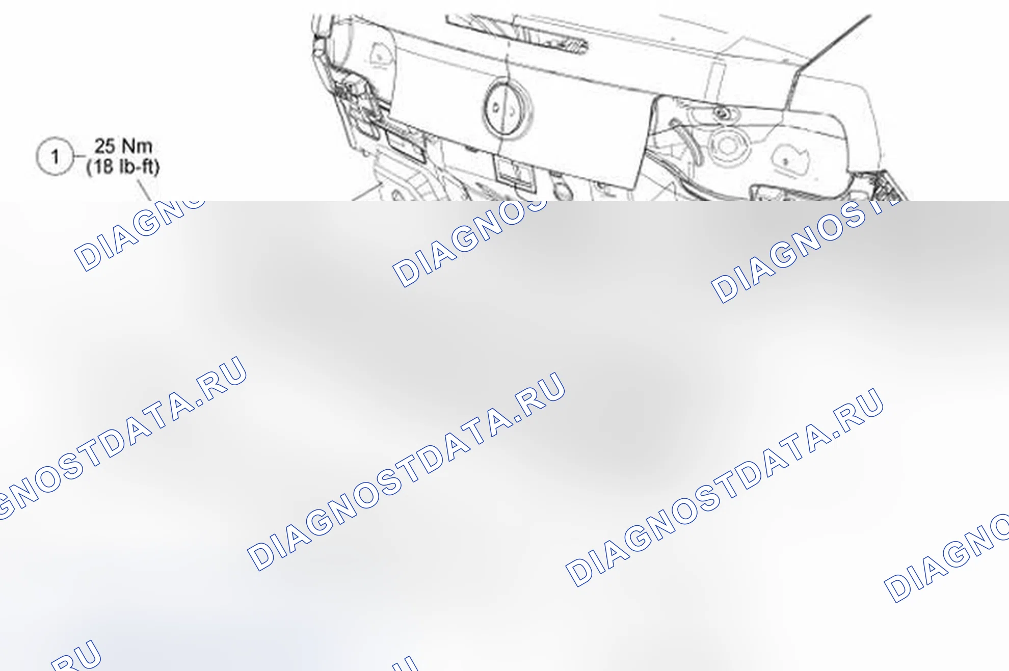 Рис. 21: Бампер - задний. Ford Mustang V рестайлинг 2