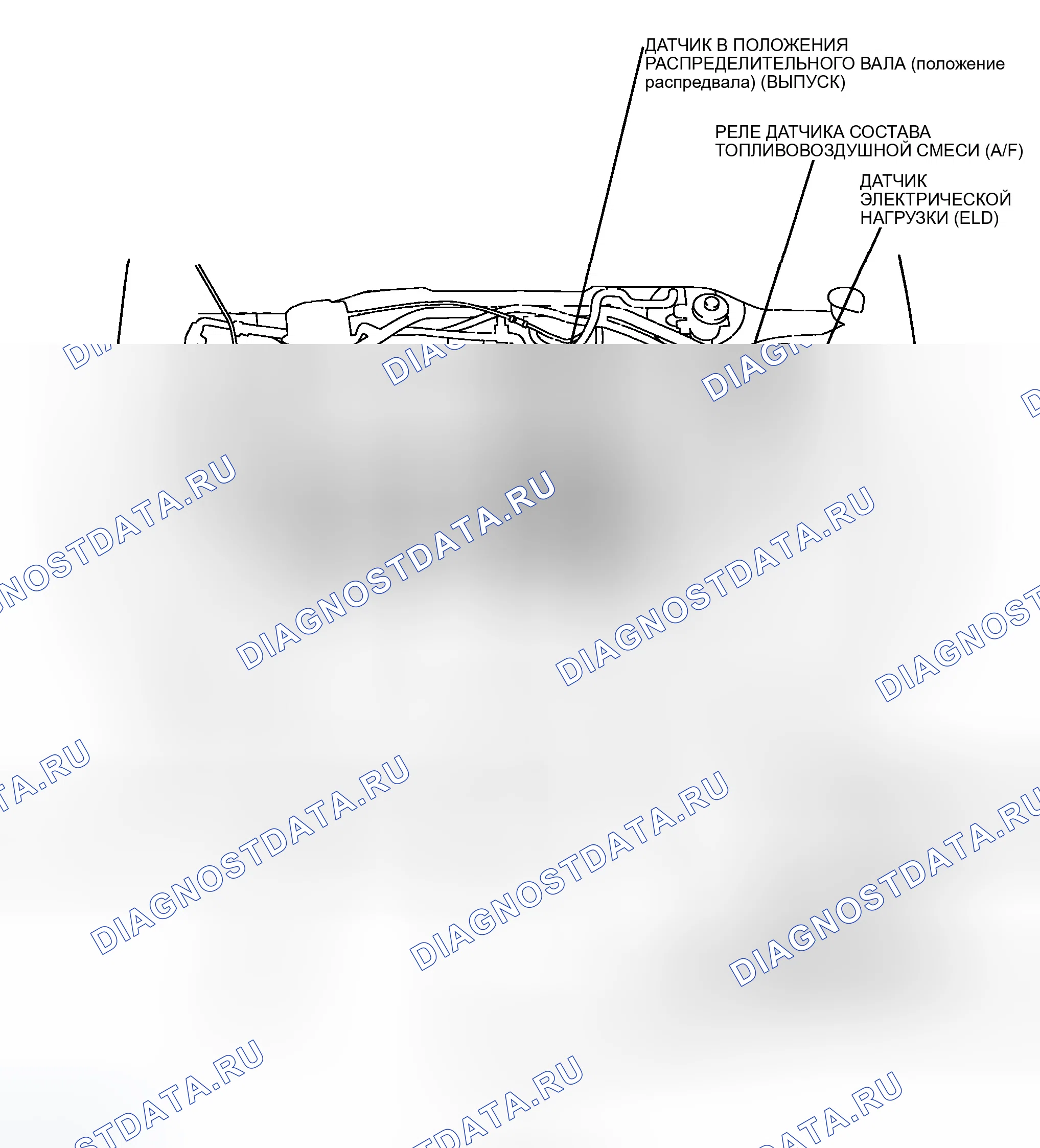 Рис. 1: Указатель расположения компонентов. Honda CR-V II рестайлинг