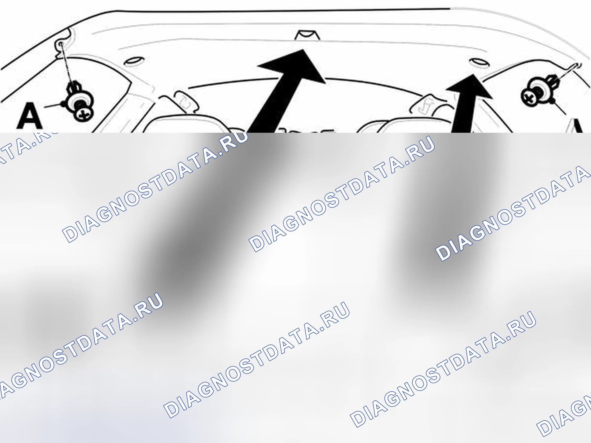 Рис. 47: Нижняя облицовка. Volvo V40 I рестайлинг
