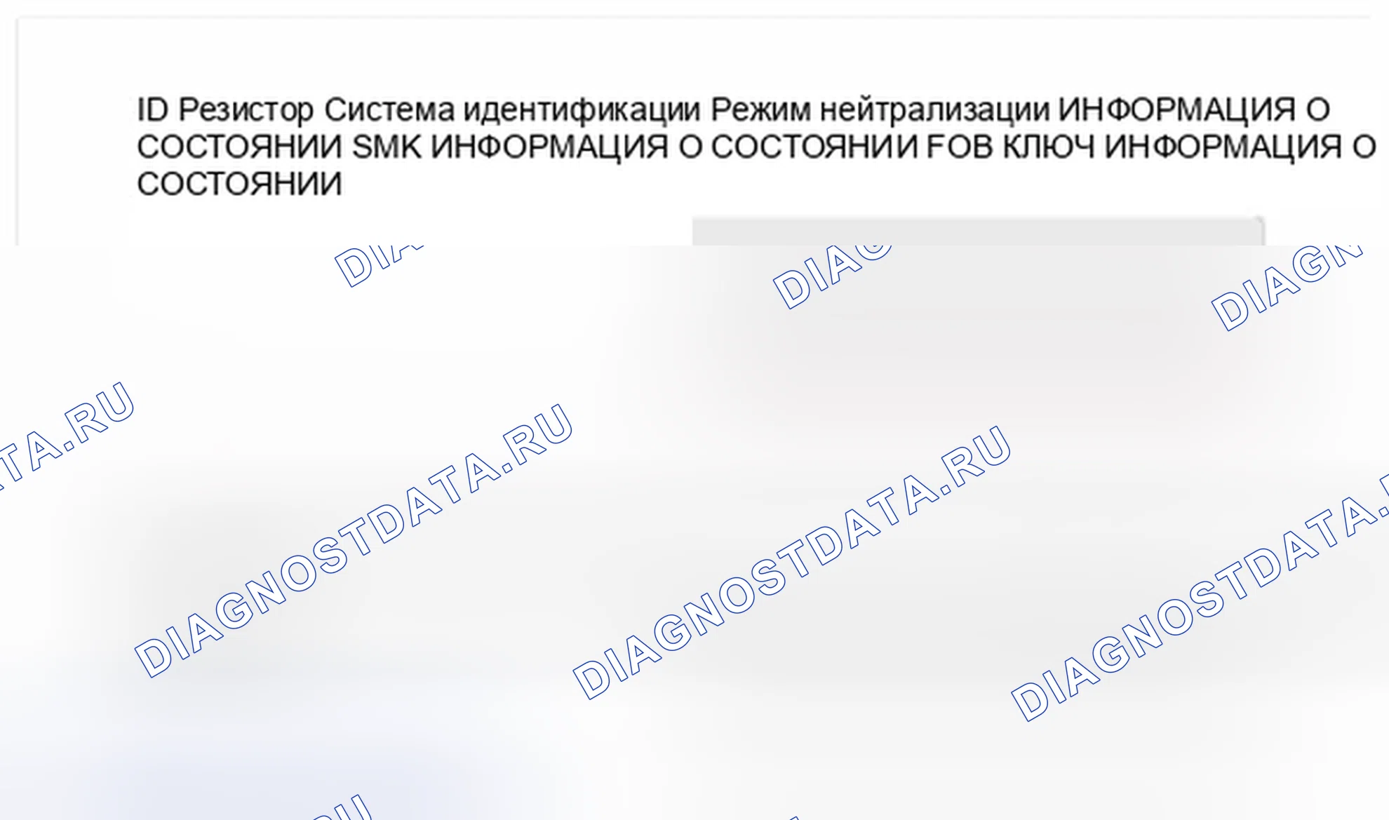 Рис. 61: Проверка состояния FOB. BMW 6 серия F06/F13/F12