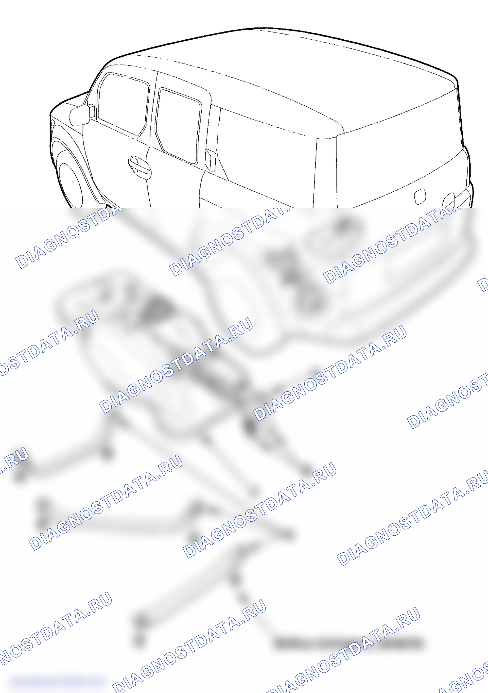 Рис. 36: Замена топливного бака. Honda Element YH2