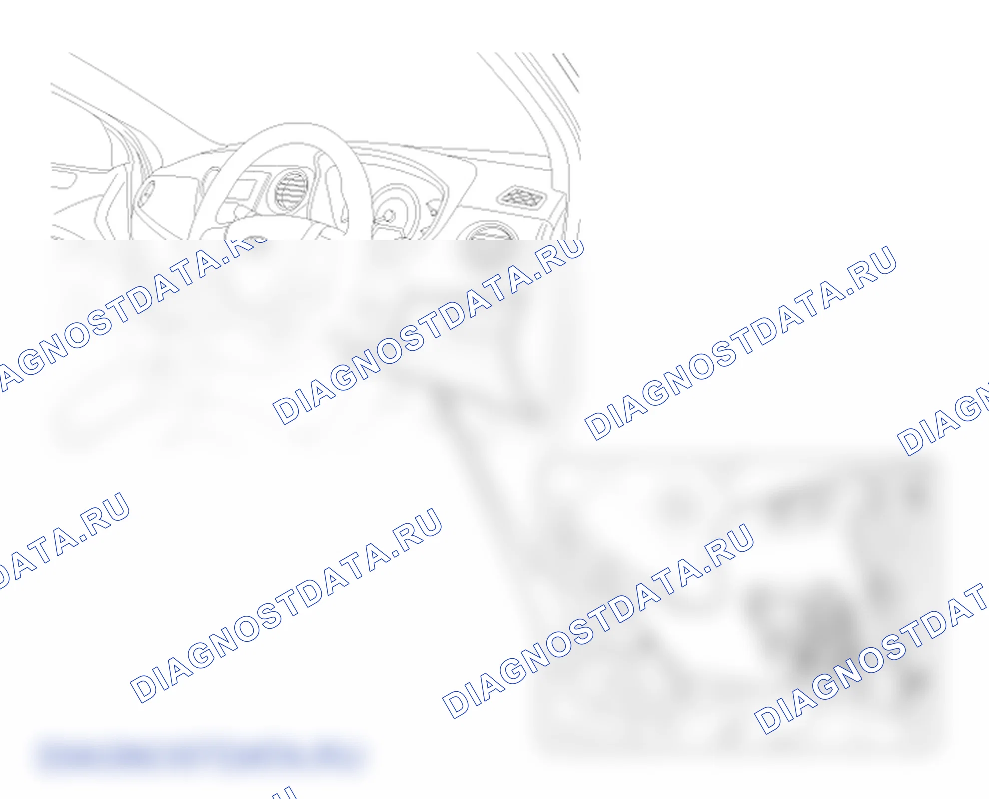 Расположение деталей нижней панели аварийной площадки. Hyundai GRAND i10/Xcent BA