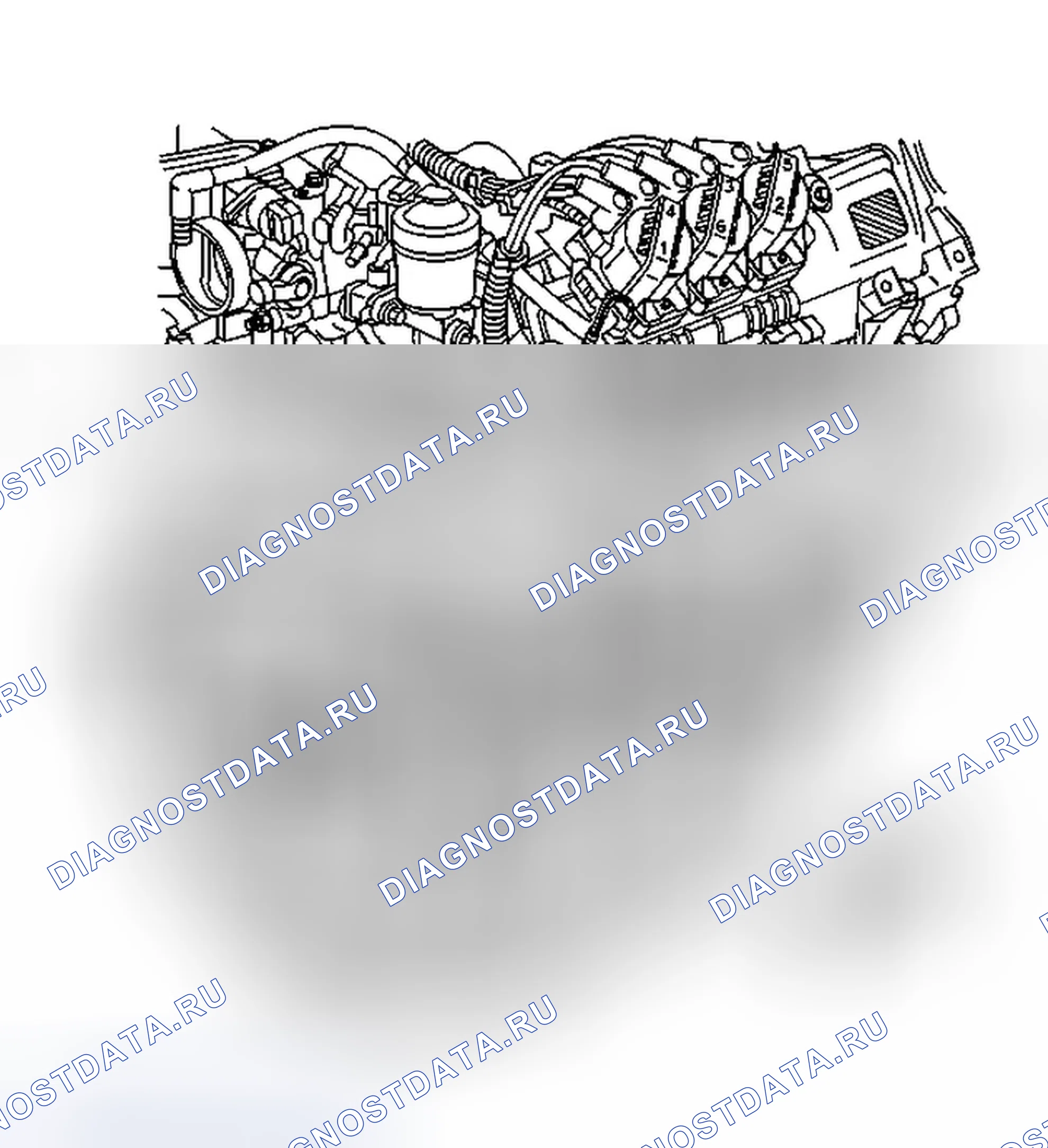 Рис. 37: Идентификация двигателя. Chevrolet Monte Carlo VI