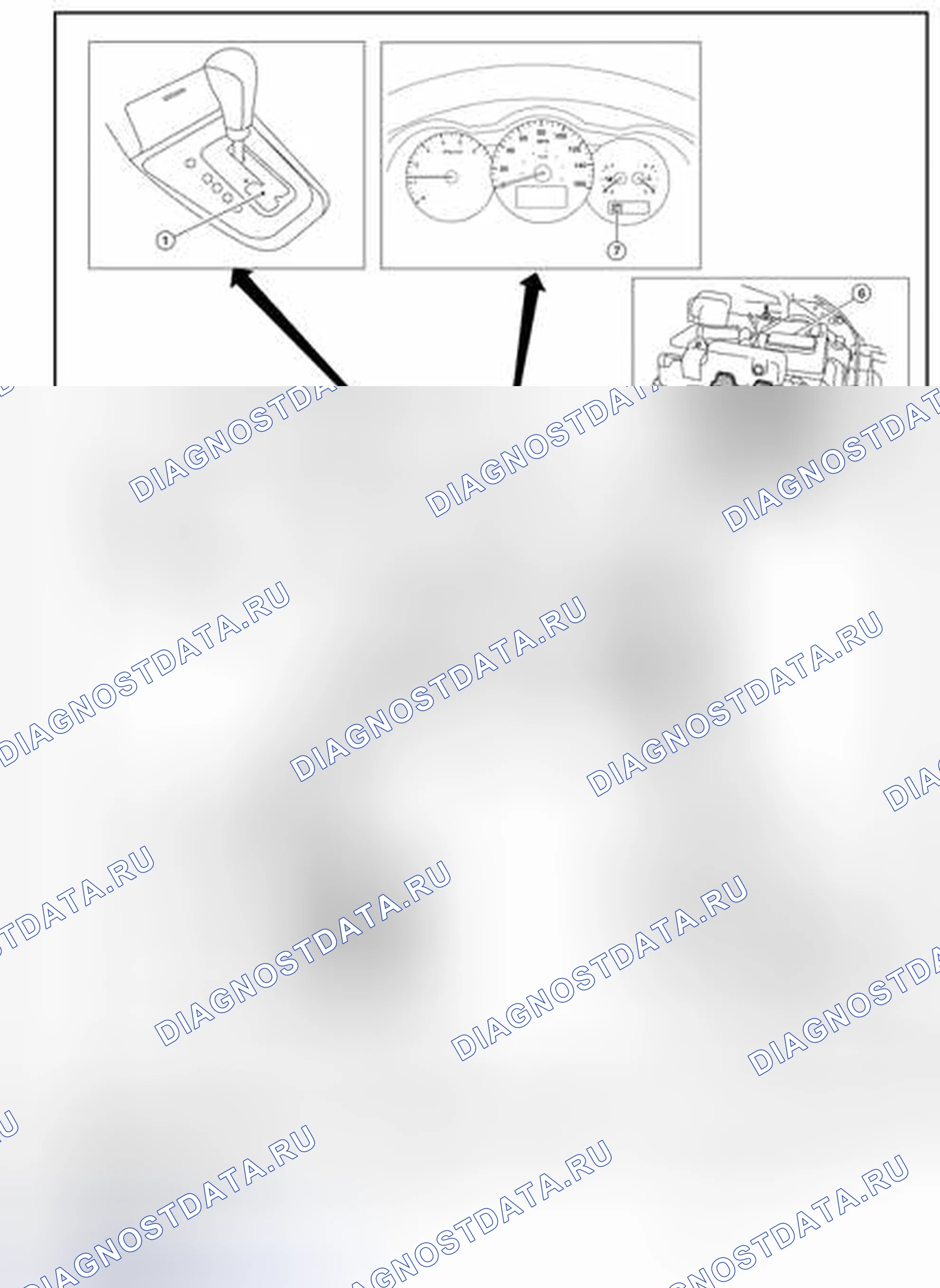 Рис. 3: Расположение компонентов - купе. Nissan Altima L32 рестайлинг
