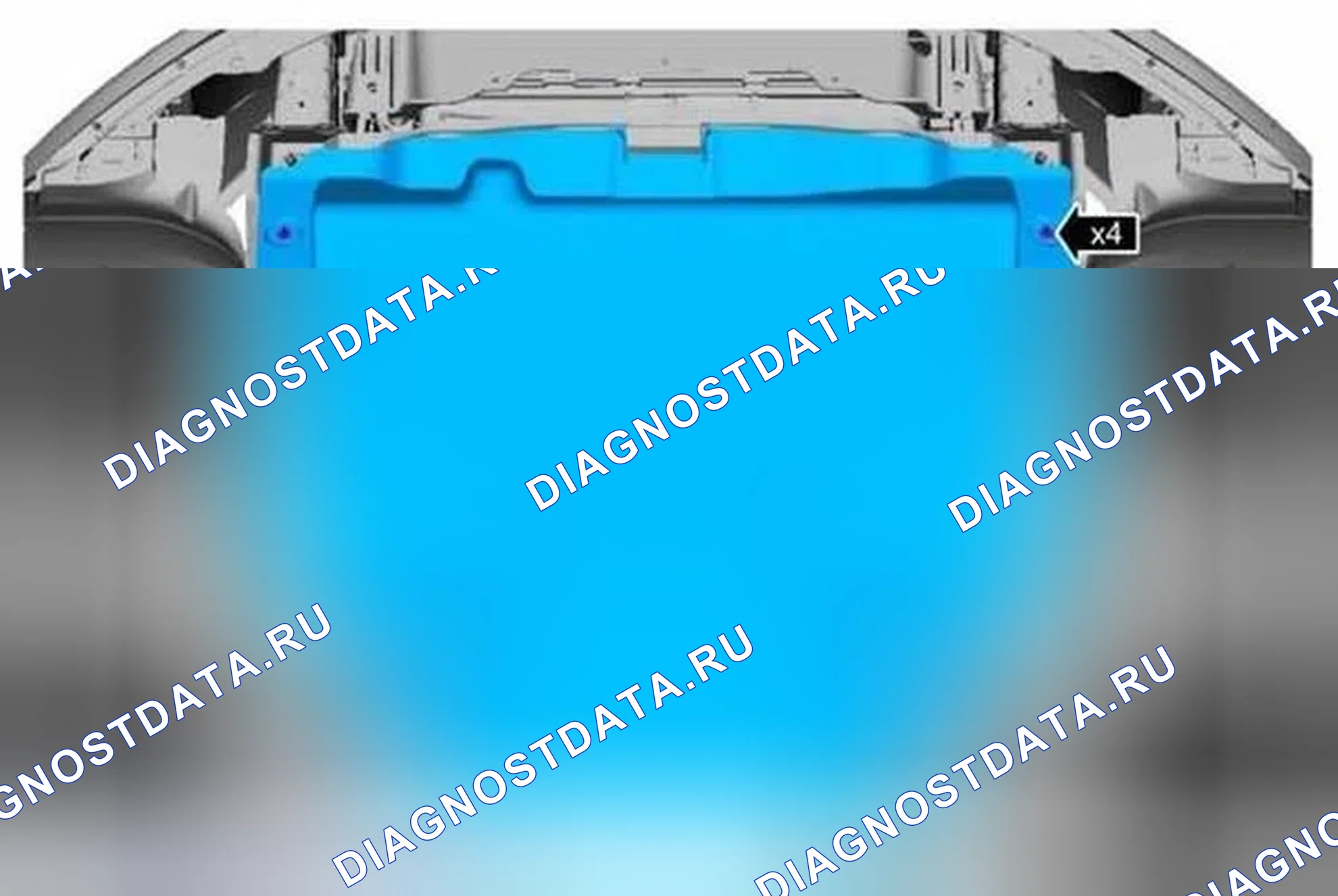 Рис. 30: Демонтаж и монтаж. Ford Edge I рестайлинг