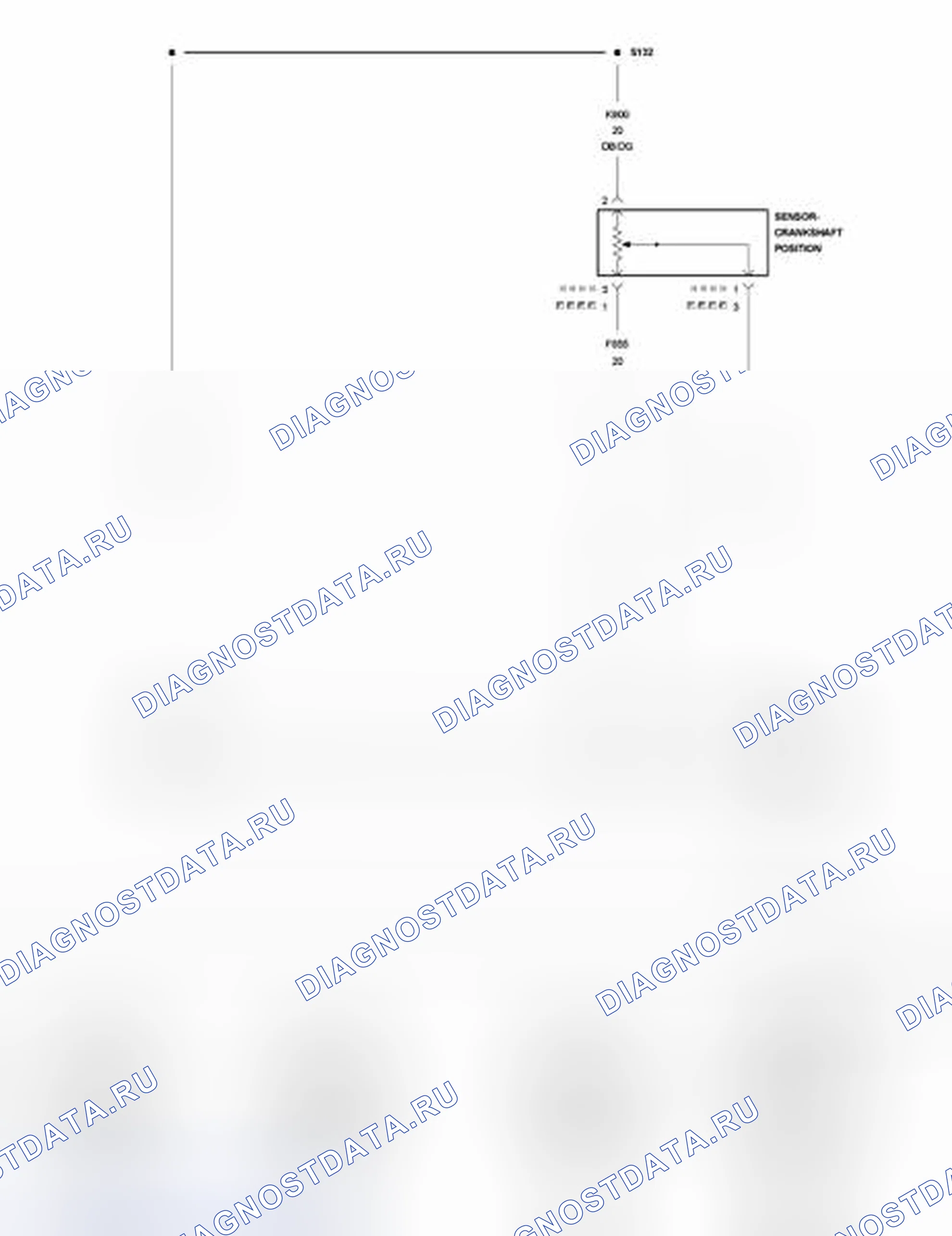Рис. 276: P0315-ДАТЧИК КРИВОШИПА НЕ ЗАУЧЕН. RAM Pickup 2500 