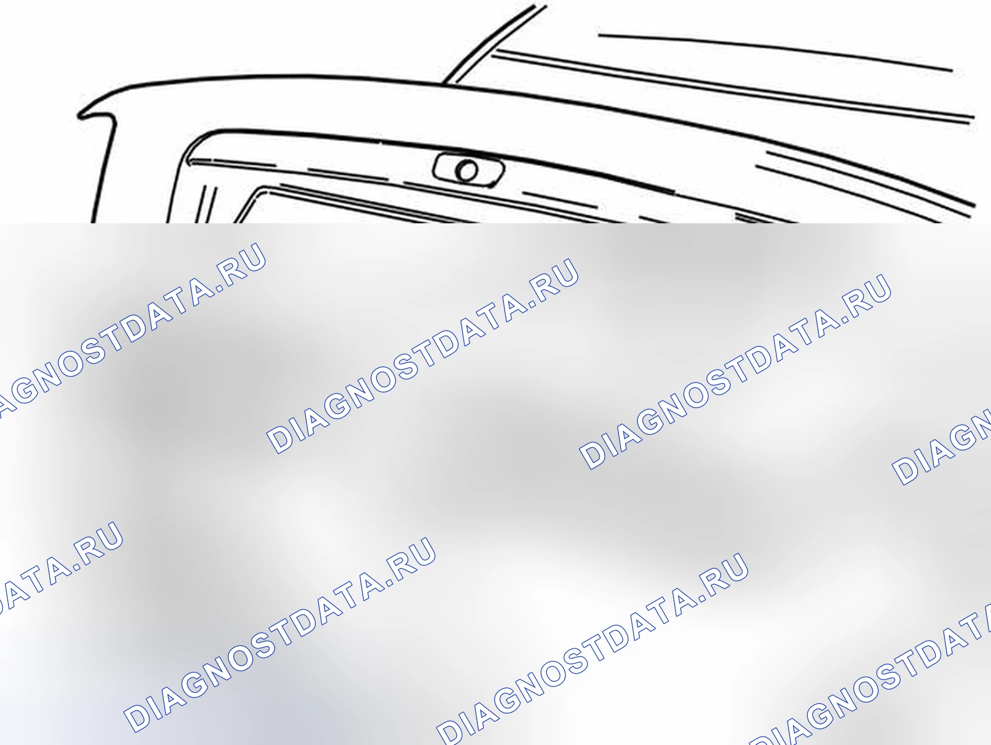 Рис. 18: Расположение шаблонов. Volvo S40 I рестайлинг