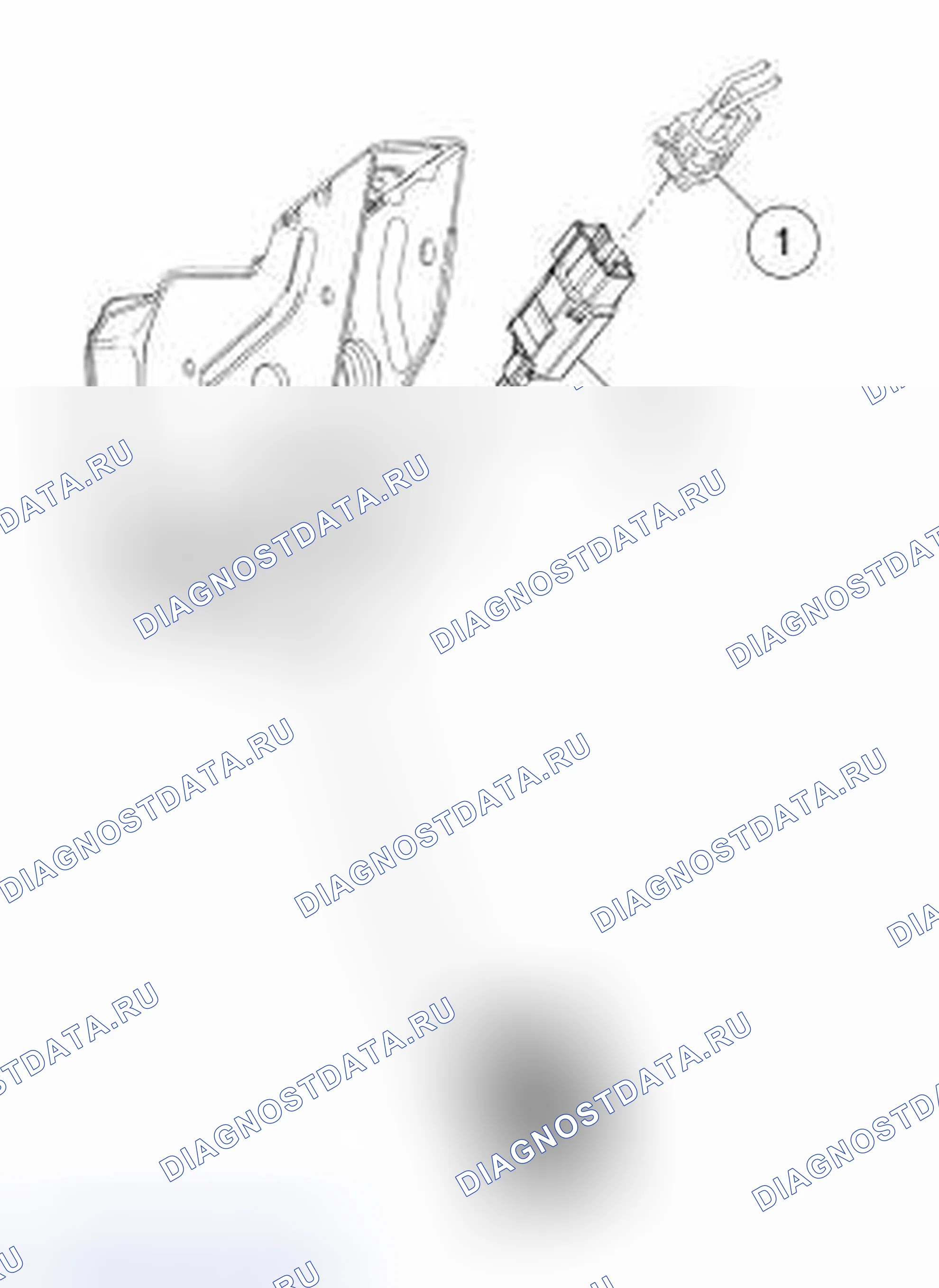 Рис. 7: Переключатель положения педали сцепления (CPP). Hyundai Maxcruz I