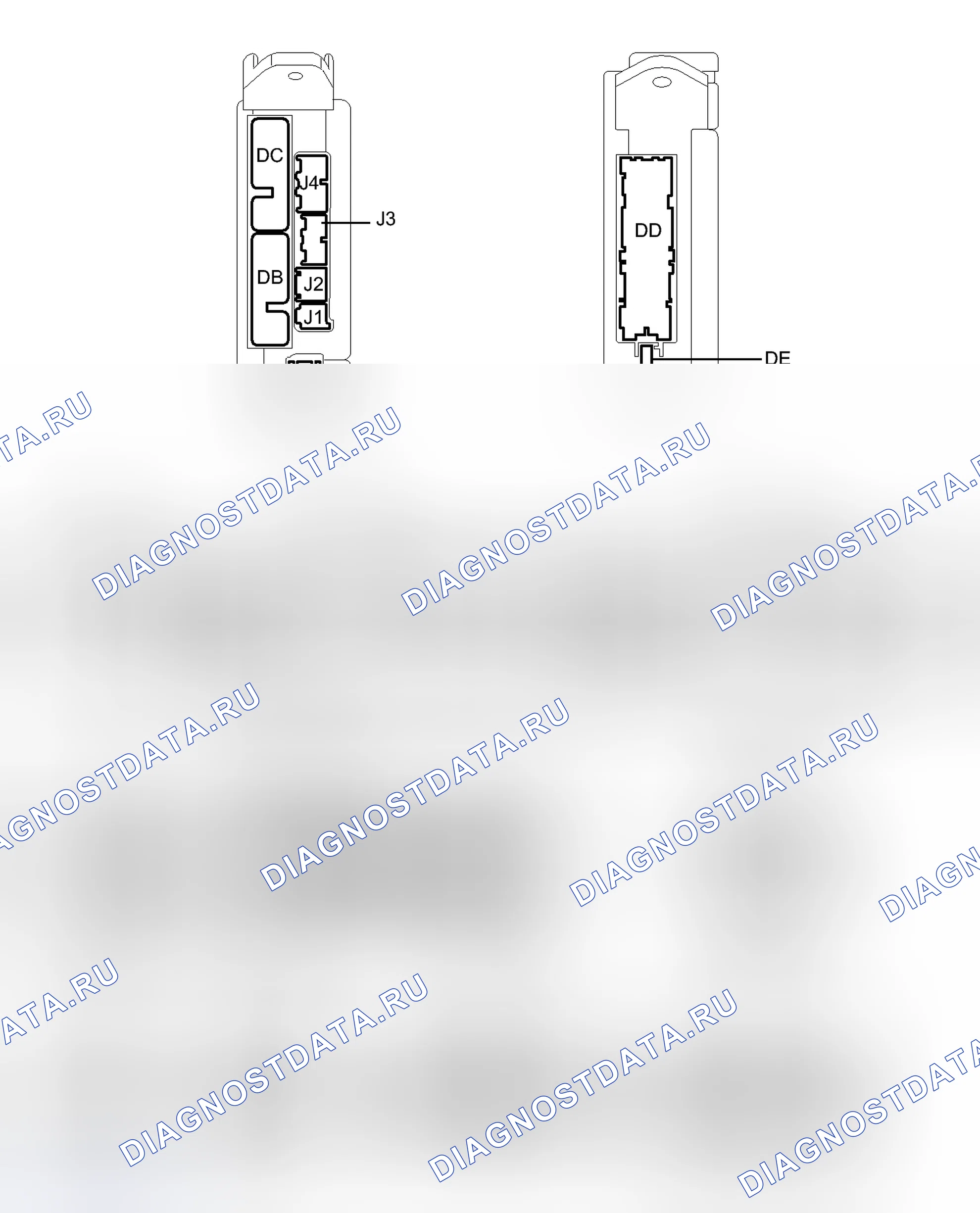 Рис. 39: КЛЕММЫ ЭБУ. Toyota Tundra II