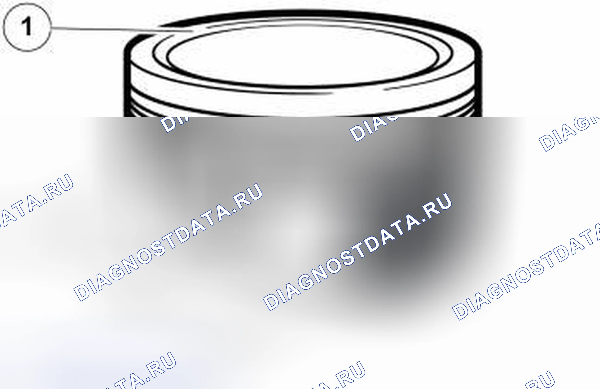 Рис. 170: ПОРШНИ. Volvo V50 I