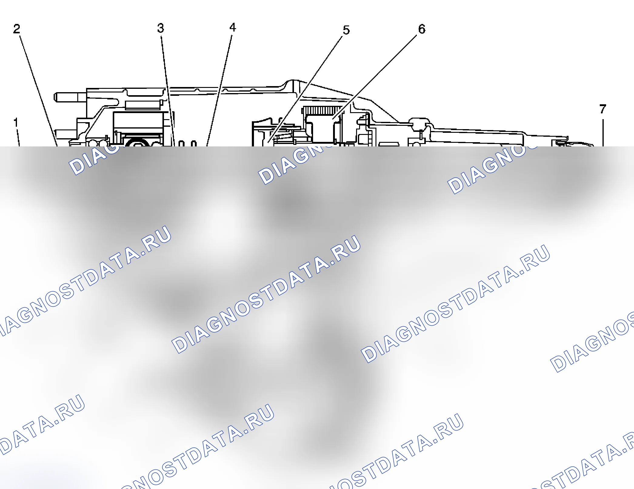 Рис. 6: Поток мощности в 4HI режиме. Chevrolet Cab & Chassis Silverado 3500 