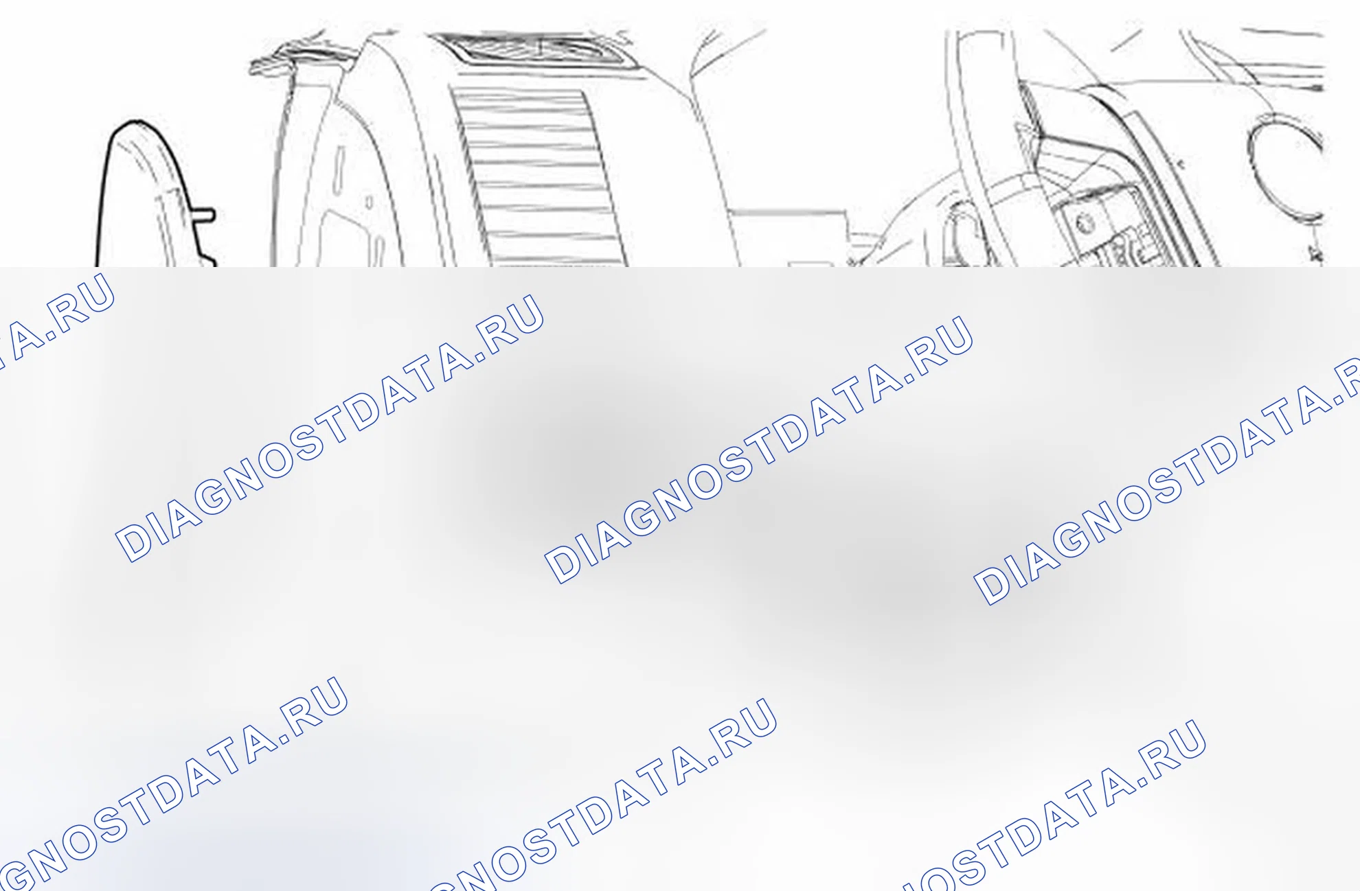 Рис. 80: Переключатель диммера приборной панели. Ford Edge I