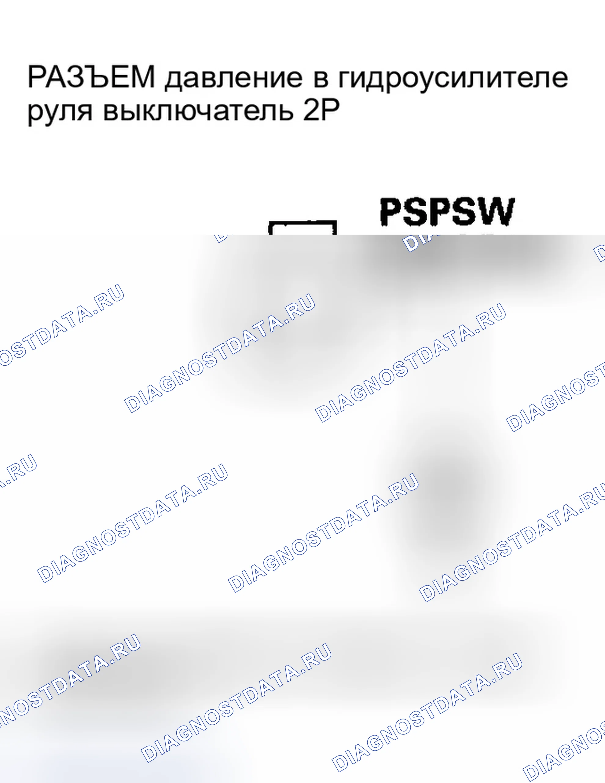 Рис. 268: Устранение неисправностей сигнальной цепи коммутатора давление в гидроусилителе руля. Honda Odyssey I