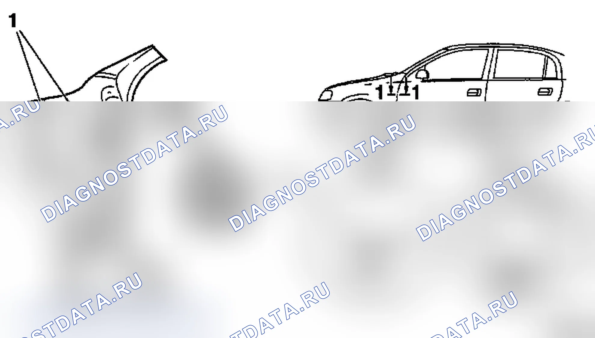 Дверные шарниры передних стоек (Astra Coupe). Opel Astra G