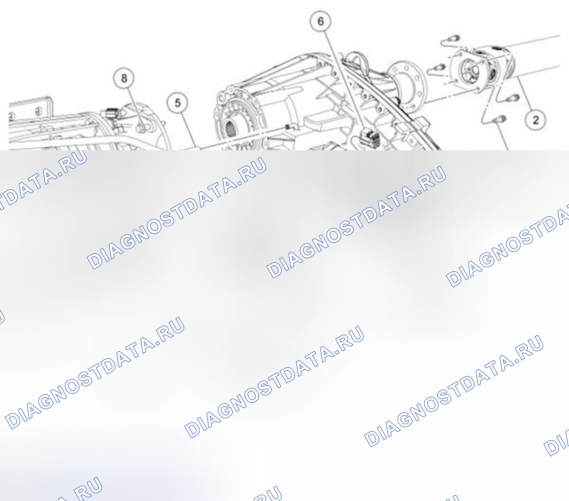 Рис. 96: Раздаточная коробка. Ford Pickup F250 Super Duty II