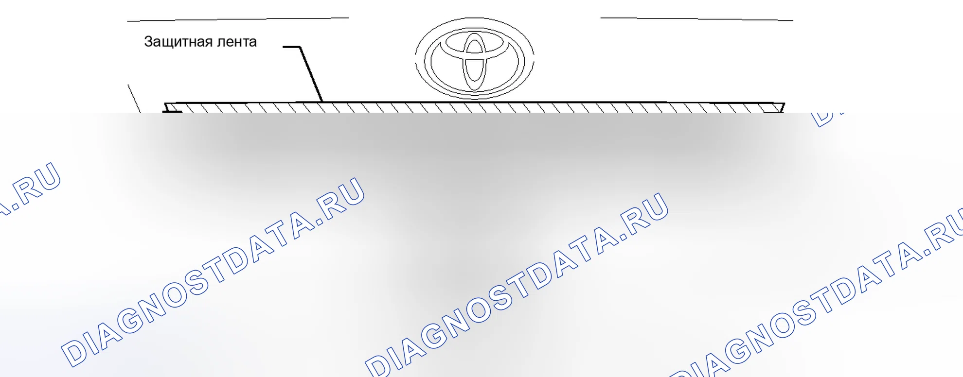 Рис. 126: ДЕМОНТАЖ. Toyota Land Cruiser 200 рестайлинг
