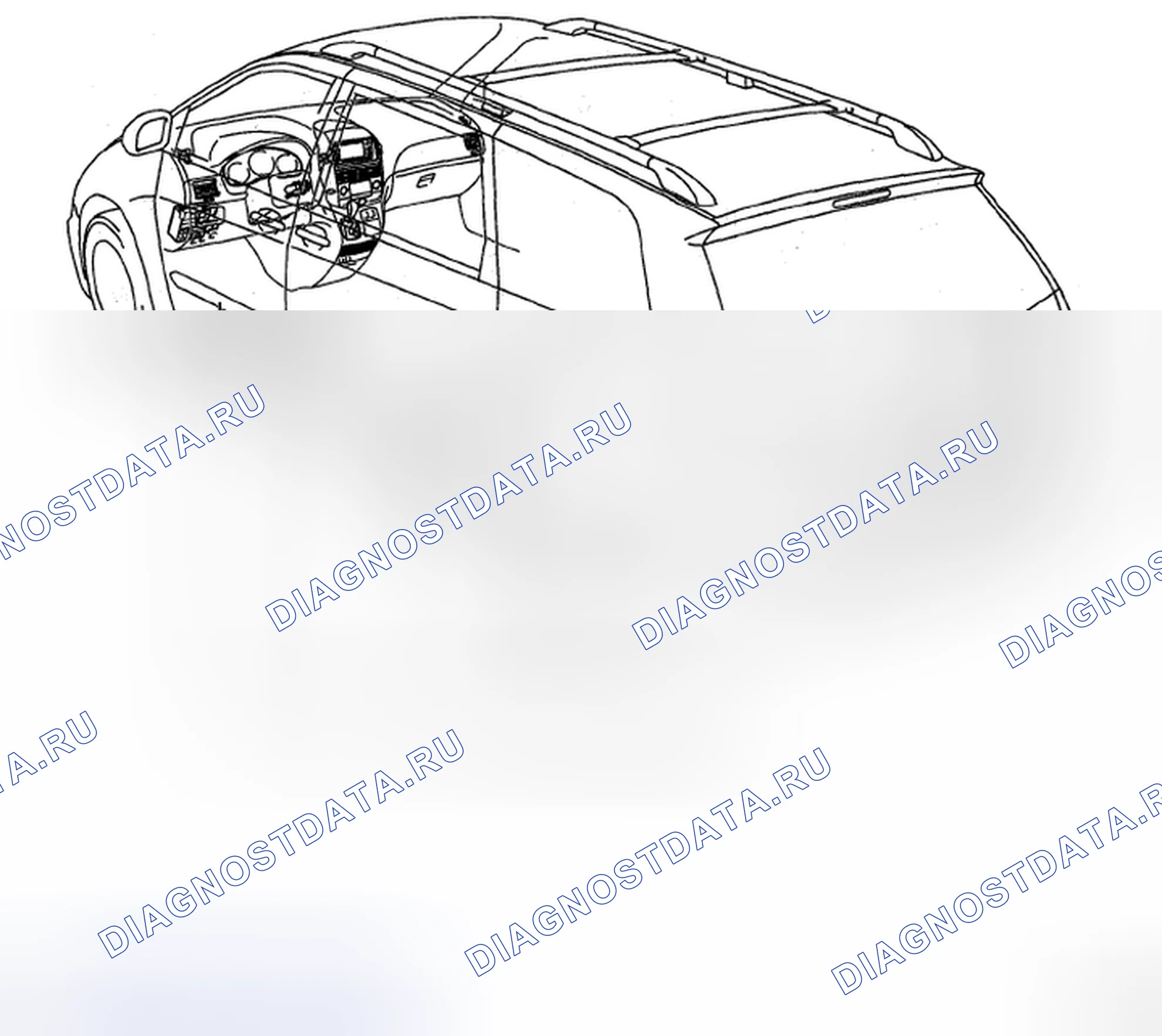 Рис. 28: КОМПОНЕНТЫ. Toyota Sienna II рестайлинг