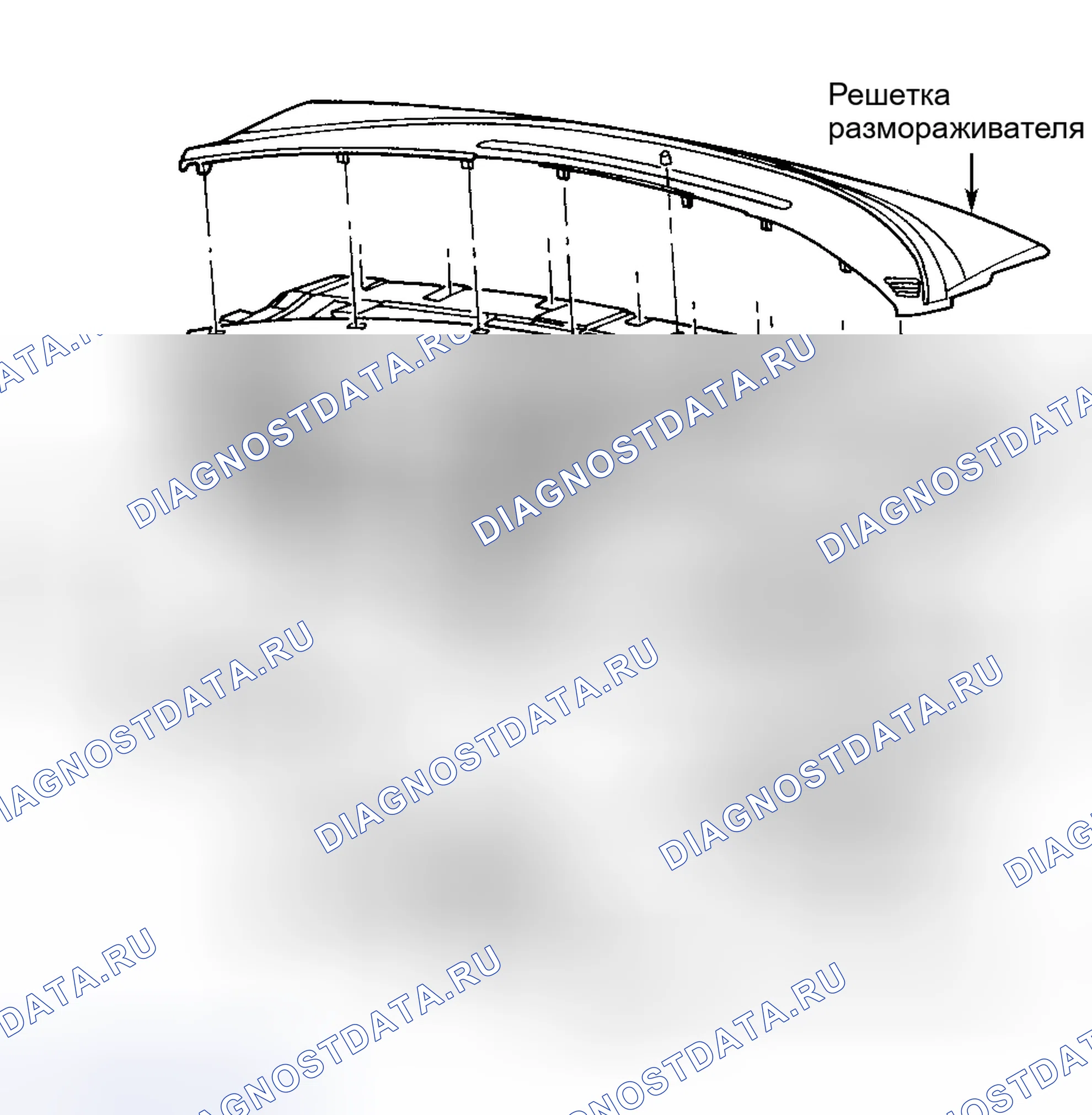 Рис. 6: Демонтаж и монтаж (Mark VIII). Lincoln Town Car II