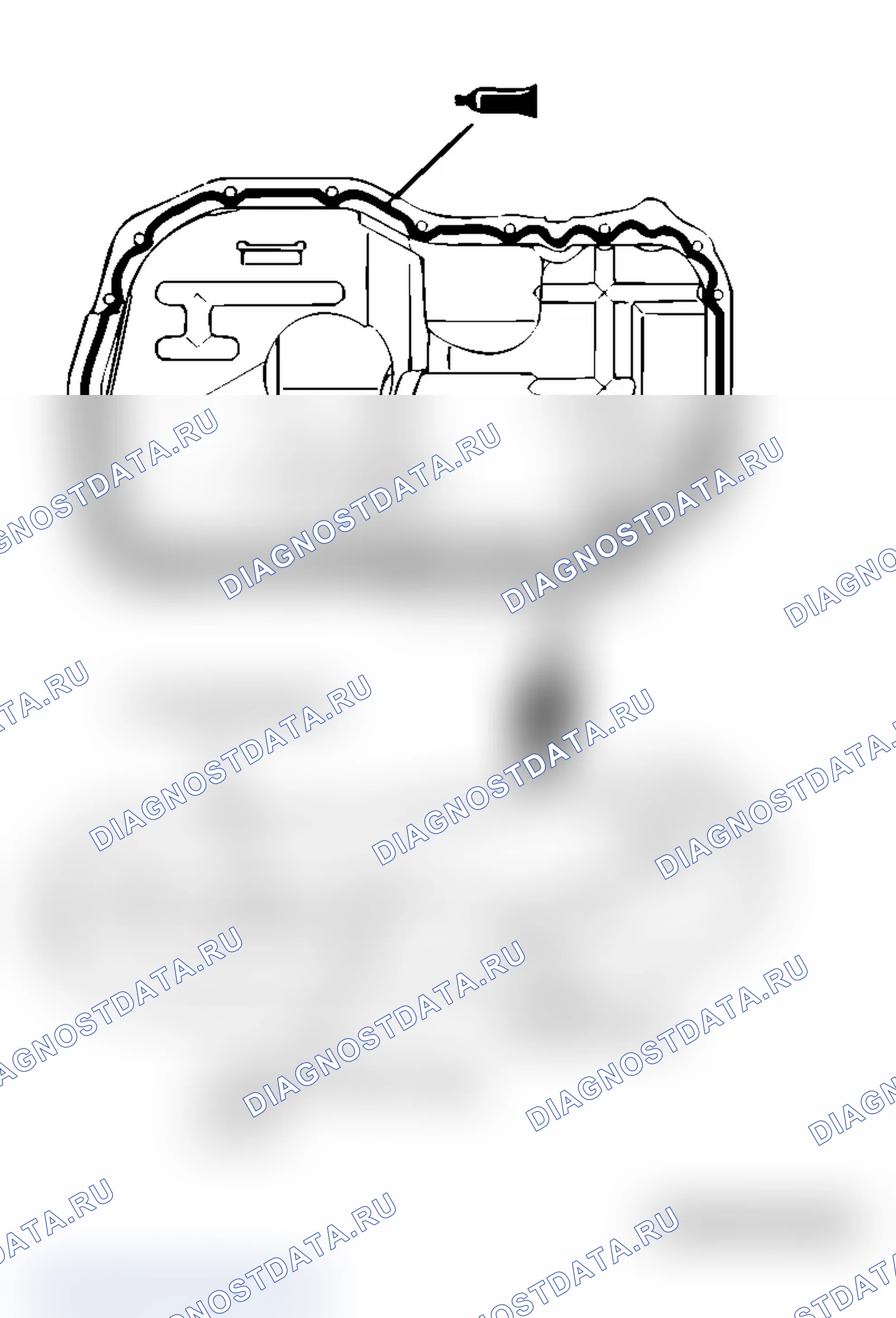 Рис. 864: >> L <<УСТАНОВКА МАСЛЯНОГО ПОДДОНА. Mitsubishi Lancer Evolution IX