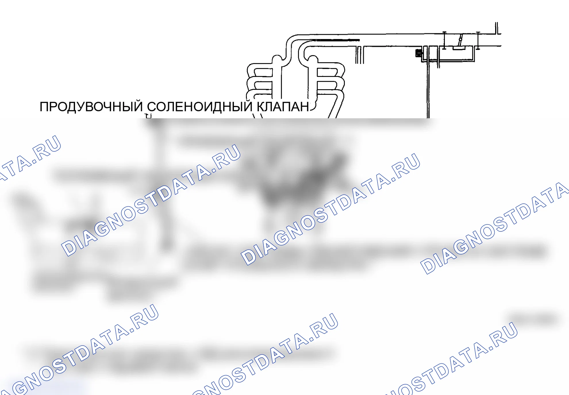 Рис. 4: СХЕМА СИСТЕМЫ ОГРАНИЧЕНИЯ ВЫБРОСОВ В РЕЗУЛЬТАТЕ ИСПАРЕНИЯ (EVAP) [Aj]. Mazda MPV III