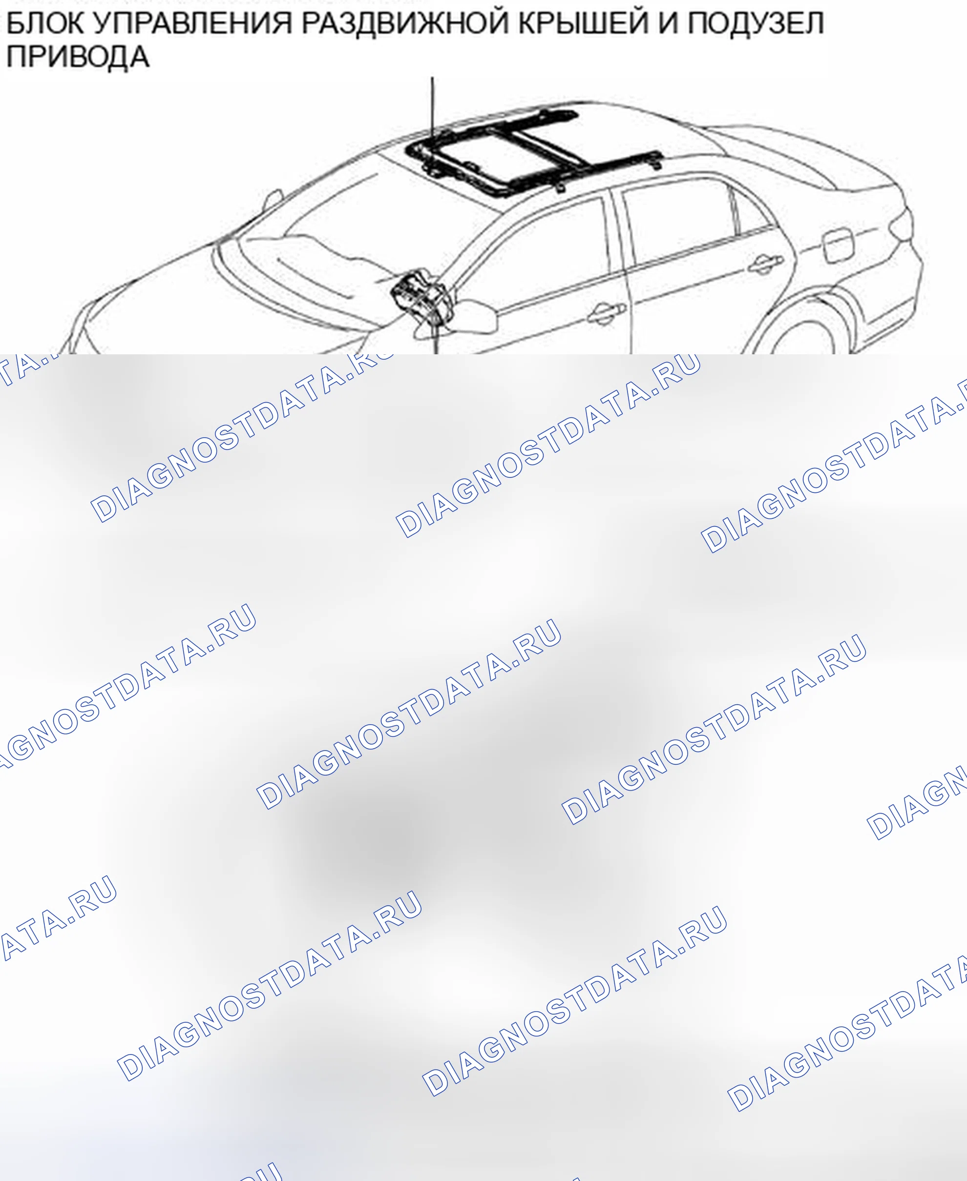 Рис. 37: РАСПОЛОЖЕНИЕ ДЕТАЛЕЙ. Toyota Corolla X
