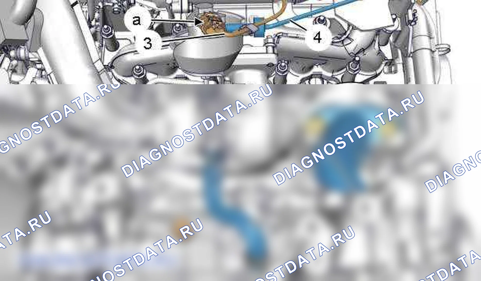 Снятие - Установка: турбокомпрессор — b1hm0lld. Citroen C5 II