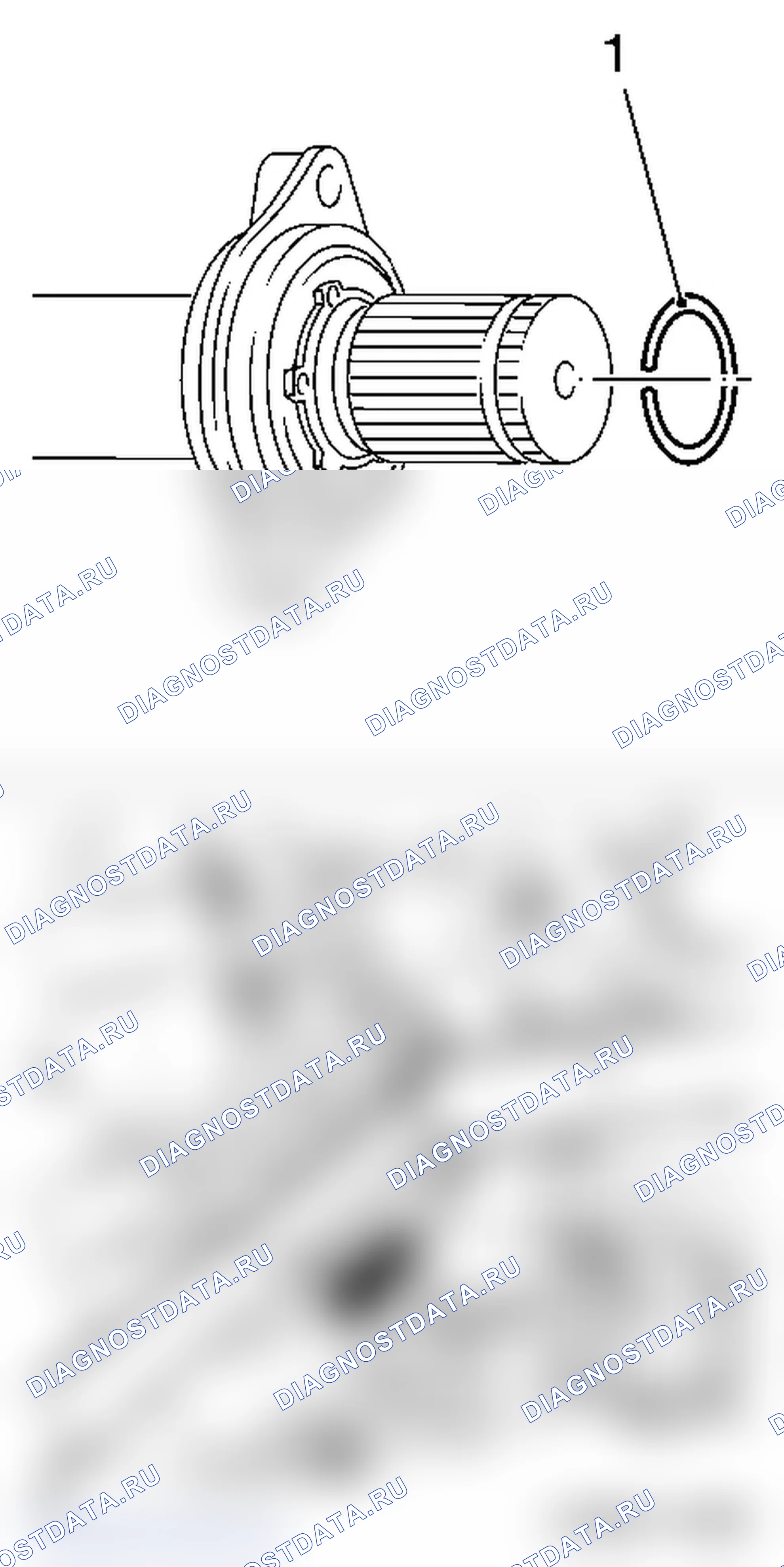 Демонтаж и монтаж промежуточного вала (X20XER, Z20LET, Y22DTR). Opel Astra G