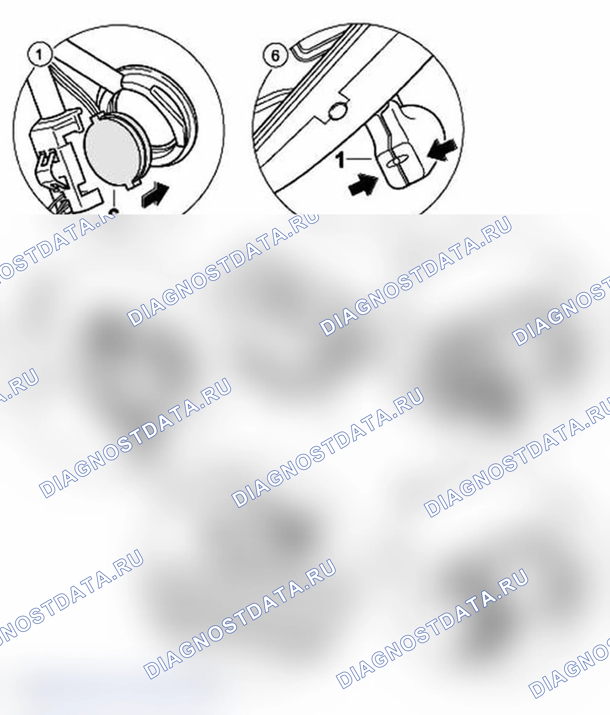 Рис. 9: УСТАНОВКА ДАТЧИКА ДОЖДЯ. Porsche Boxster S 986