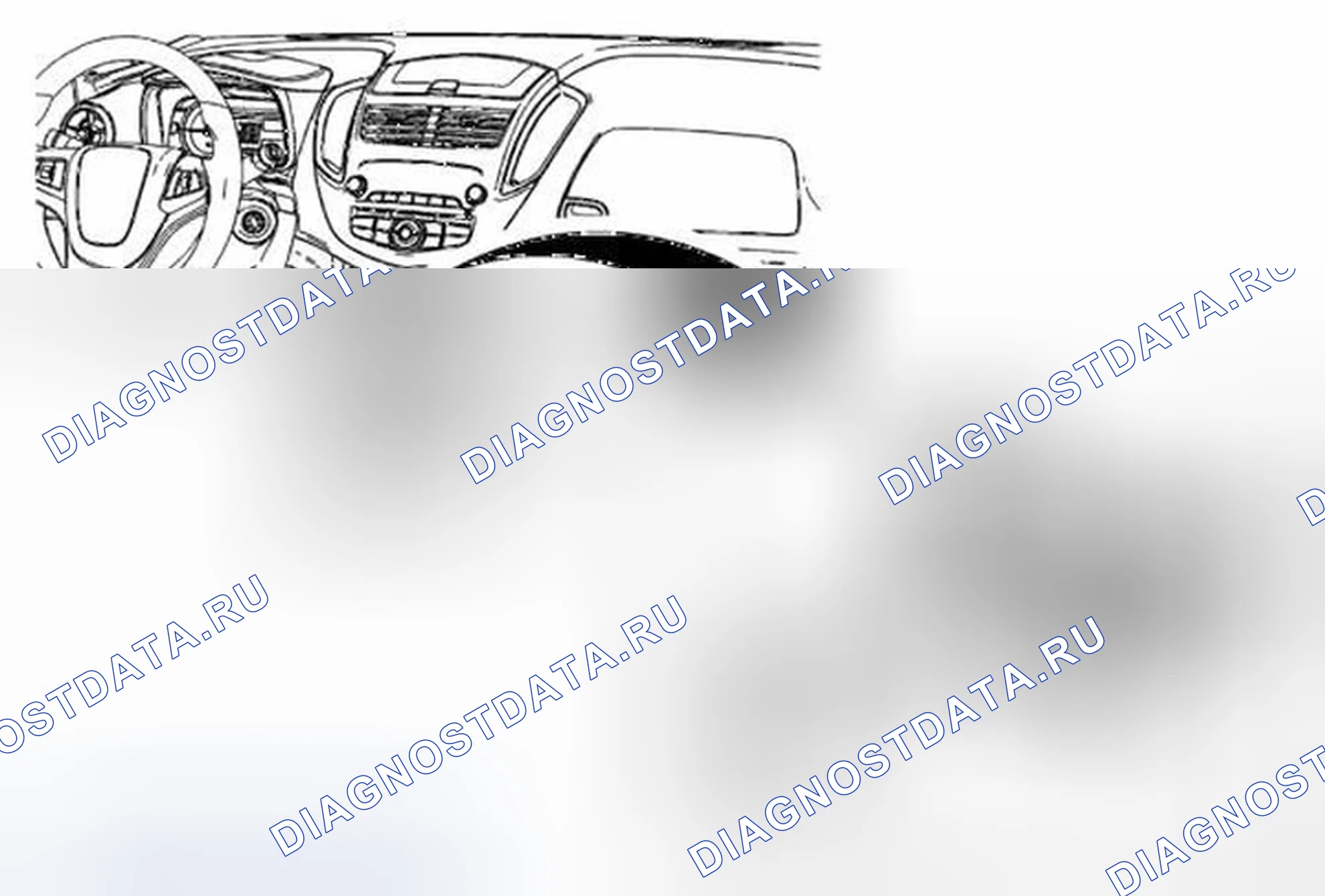 Рис. 3: Замена сигнализатора опасности (Trax). Buick Encore I