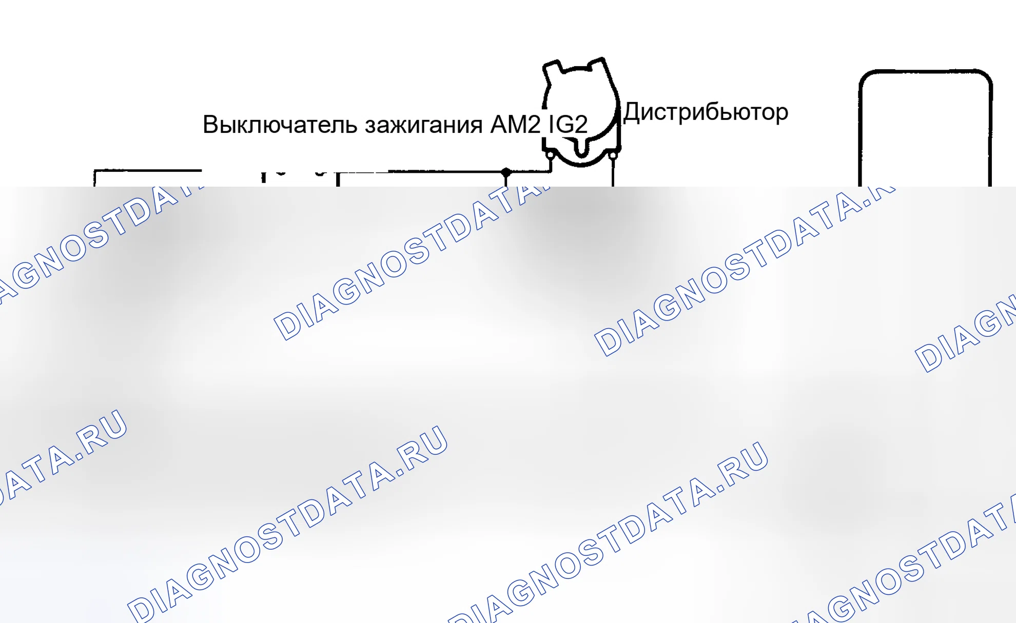 Рис. 76: Испытание № 2 (4-Cyl.) Код 12, 13, 14 Схема, Ign и обороты в минуту Sig. Toyota Camry V20