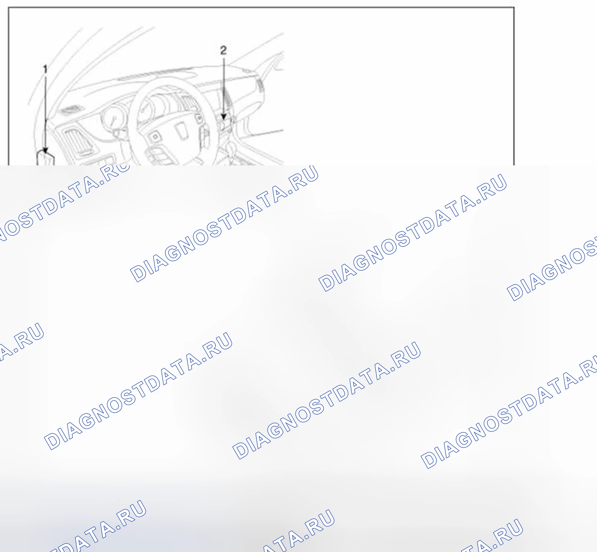 Рис. 22: Расположение компонентов. Hyundai Equus II