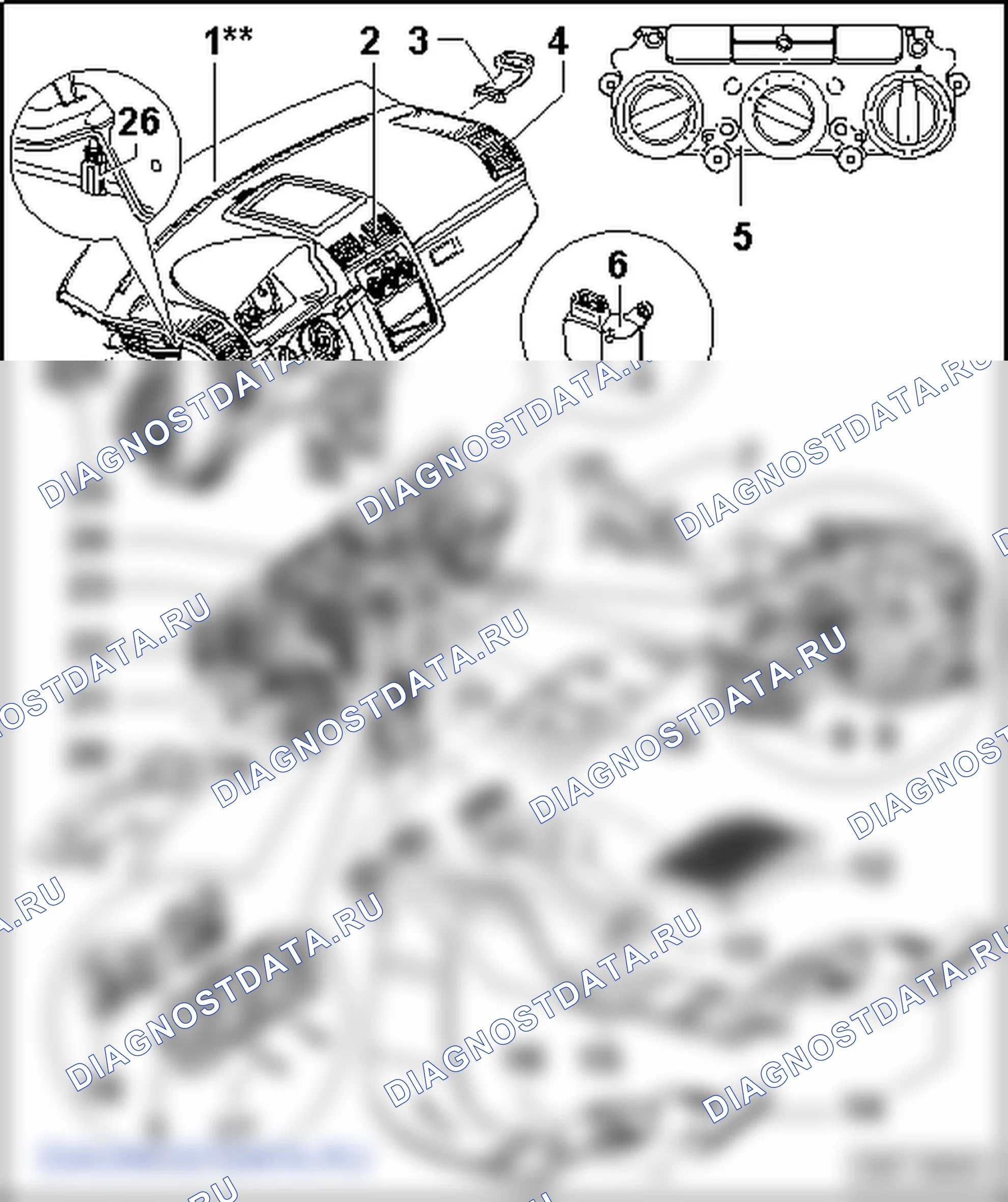 Климатическая установка «„Climatic“» с ручным регулированием. Volkswagen Touran I