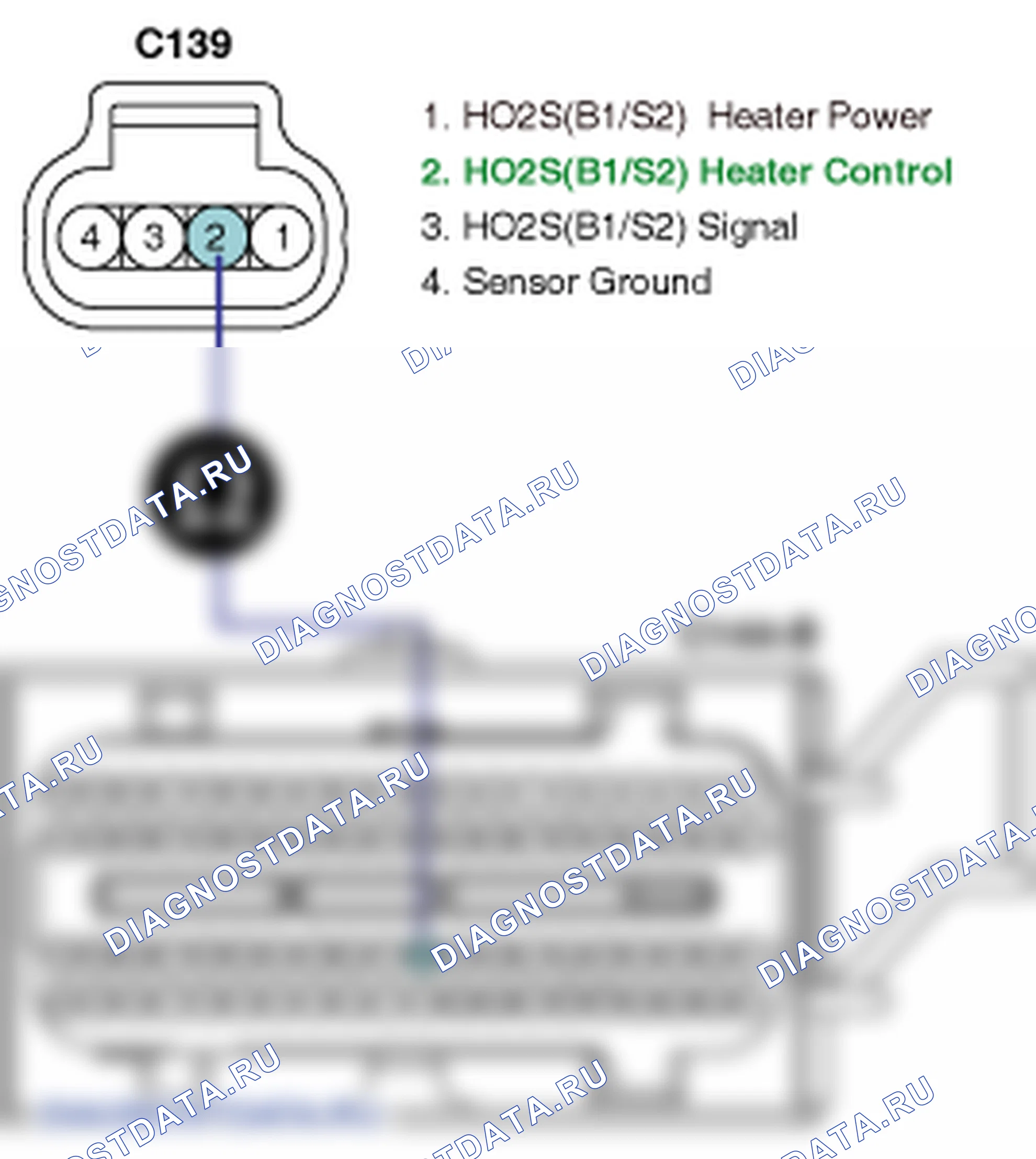 Контроль проводов — P0037. Kia Sorento BL