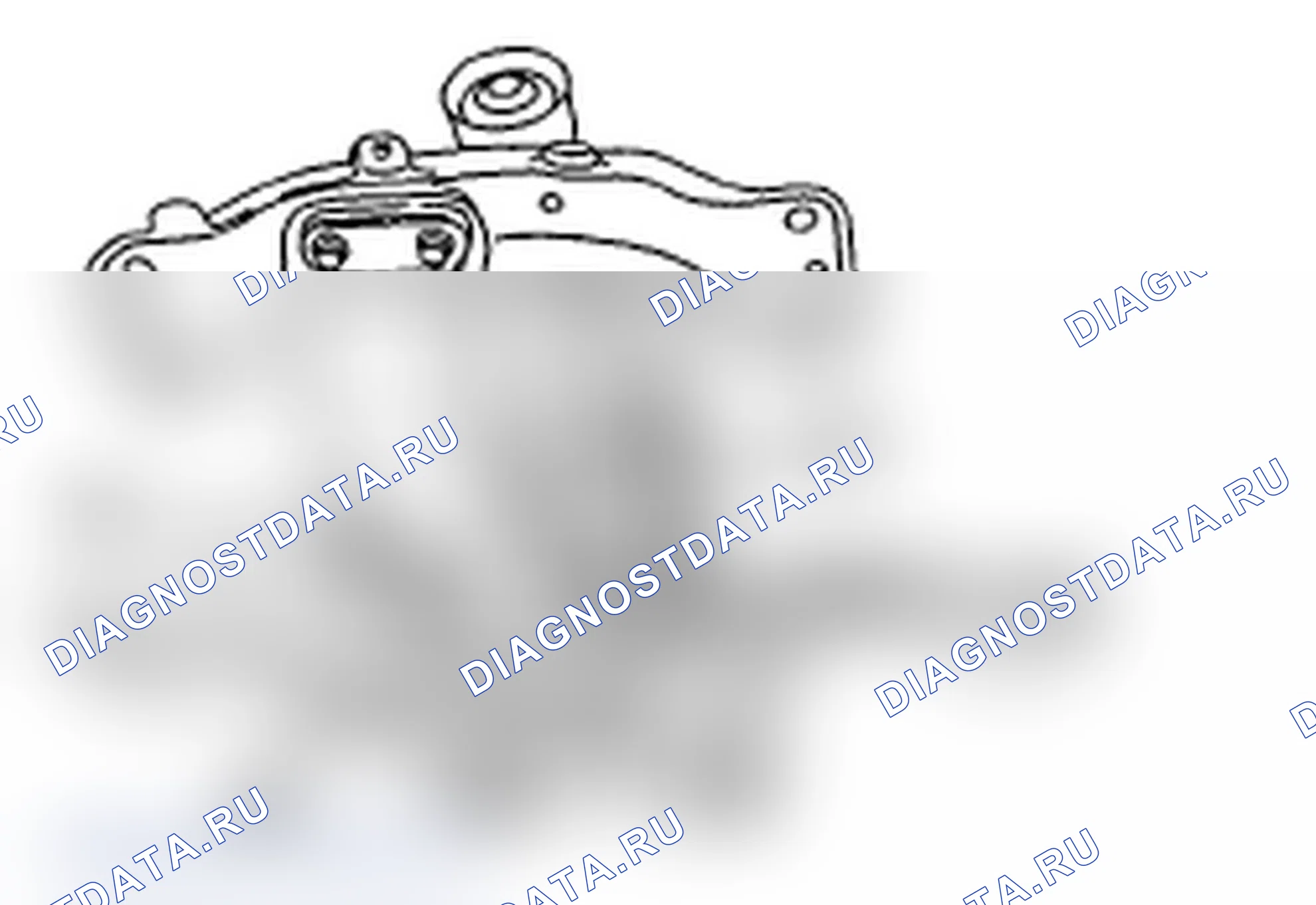 Рис. 222: ПОПЕРЕЧИНА И АМОРТИЗИРУЮЩАЯ РЕЗИНА. Subaru Impreza WRX GH