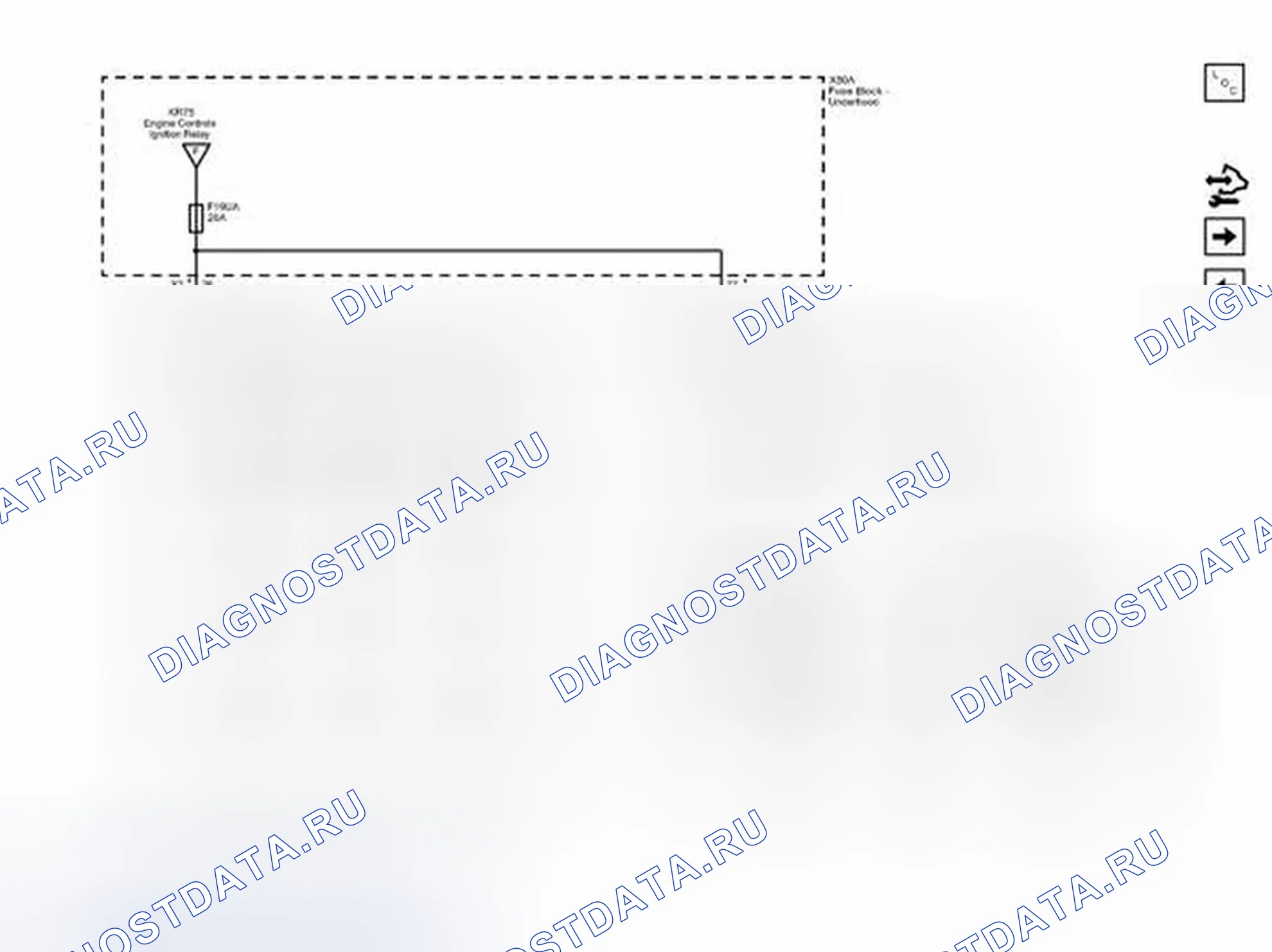 Рис. 67: Схема подключения предохранителя F19UA. Chevrolet Spark M300