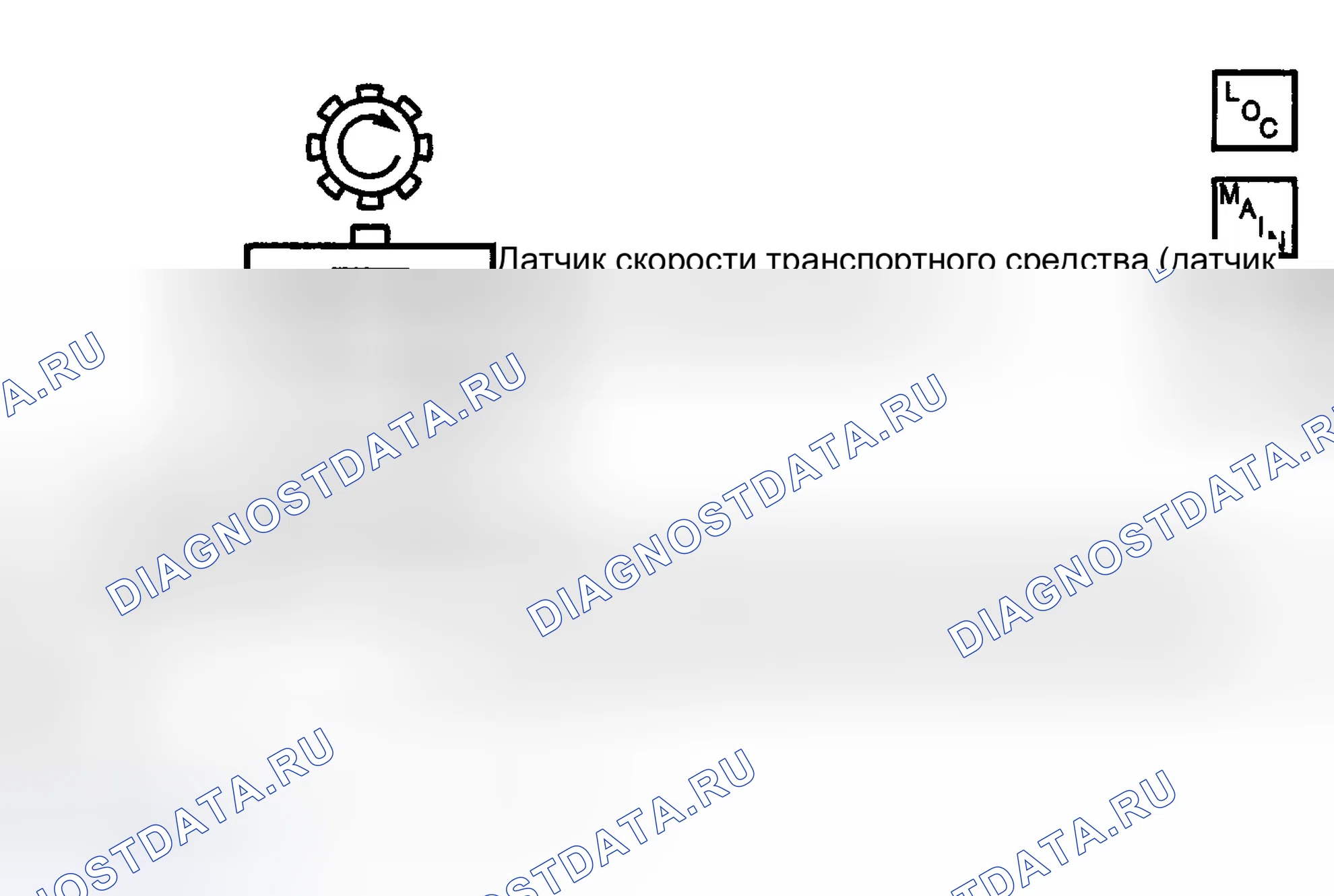 Рис. 122: расшифровка кода ошибки P0502: скорость транспортного средства. Kia Ceed CD