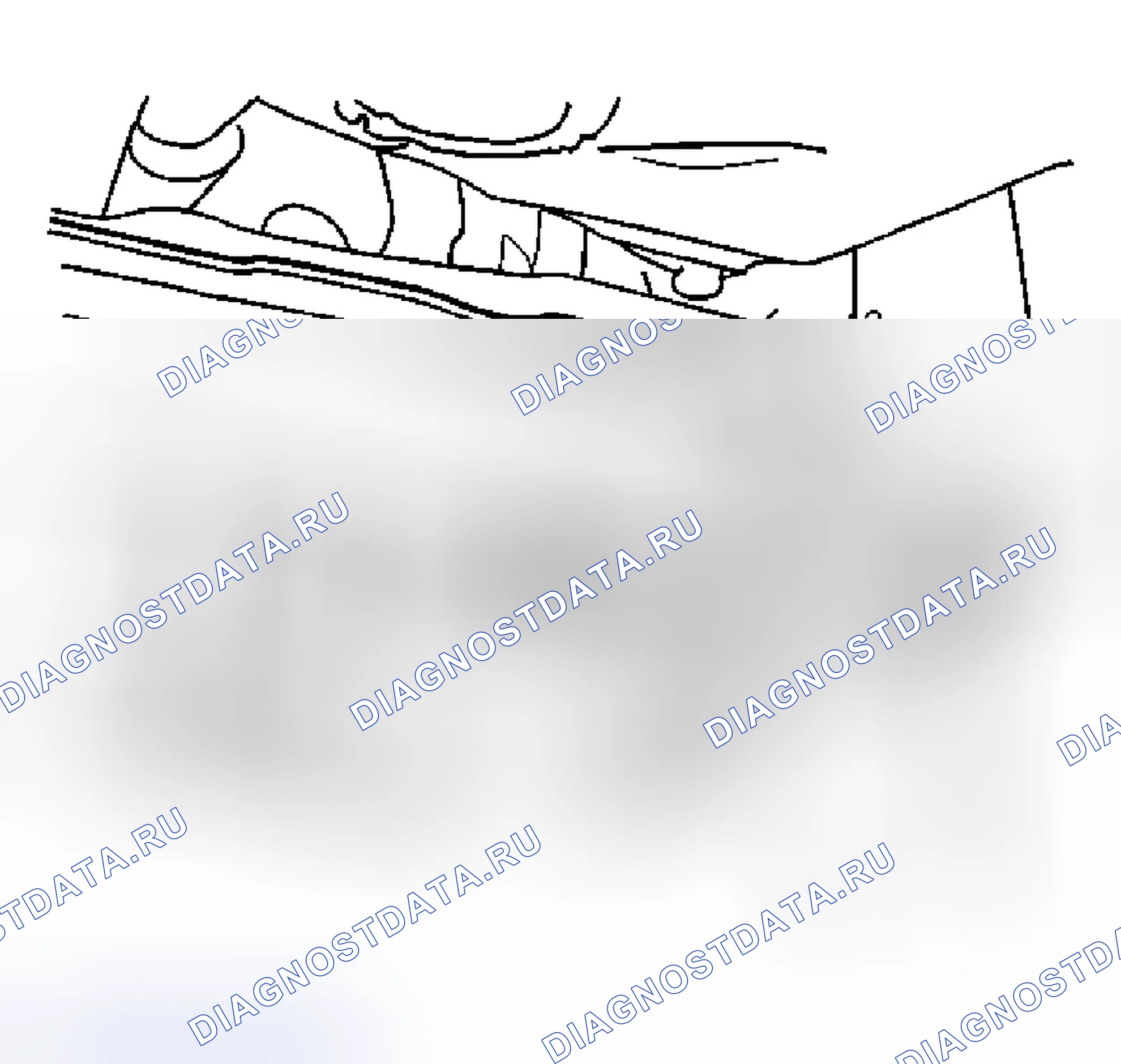 Рис. 2: Задние подъемные колодки. Hyundai Veracruz I