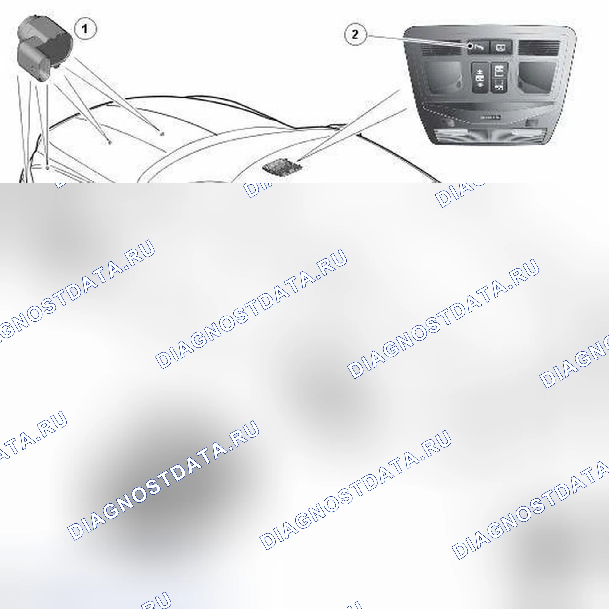 Рис. 13: РАСПОЛОЖЕНИЕ КОМПОНЕНТОВ. Jaguar XJ X351