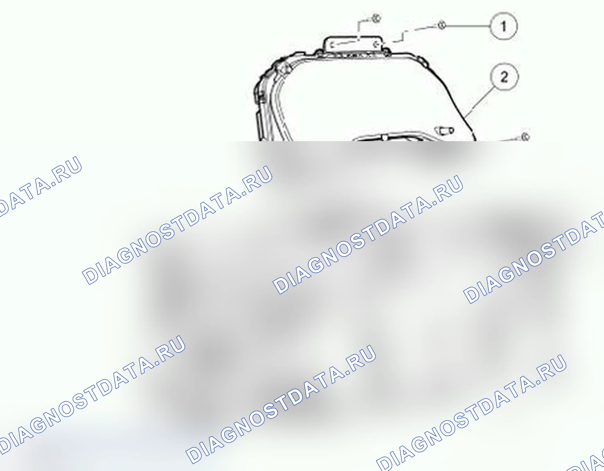 Рис. 49: Приборная панель (IPC). Ford Econoline E250 
