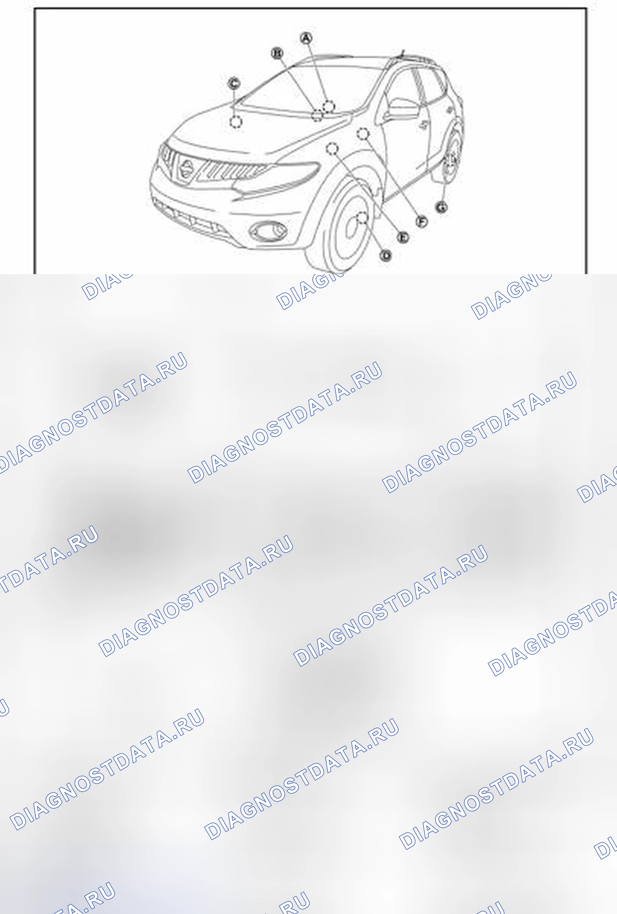 Рис. 1: ДЛЯ США. Nissan Murano Z51 рестайлинг 2