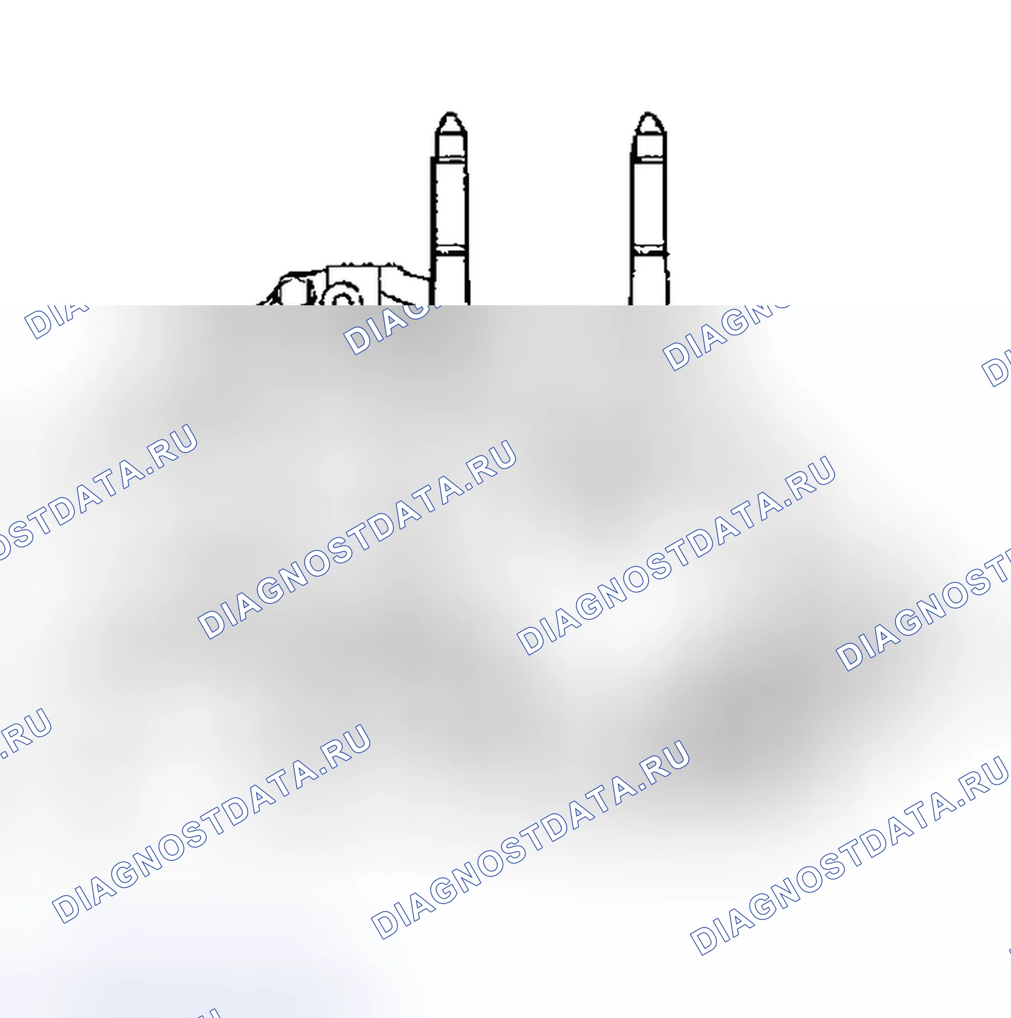 Рис. 310: > > E < < КРОНШТЕЙН ОПОРЫ ДВИГАТЕЛЯ, ПРАВАЯ УСТАНОВКА. Honda CR-X II