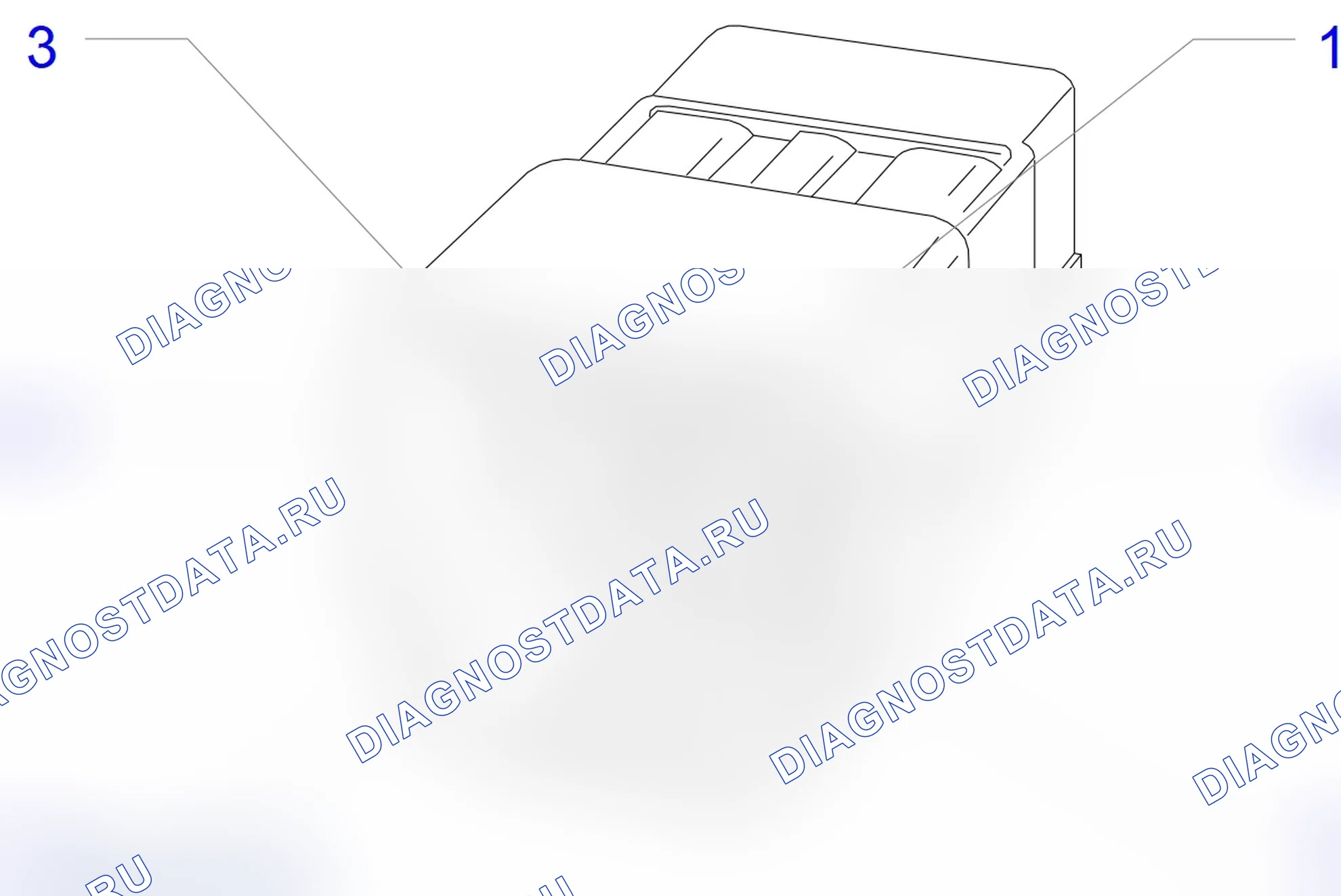 Распиновка разъёма A13. Opel Combo C