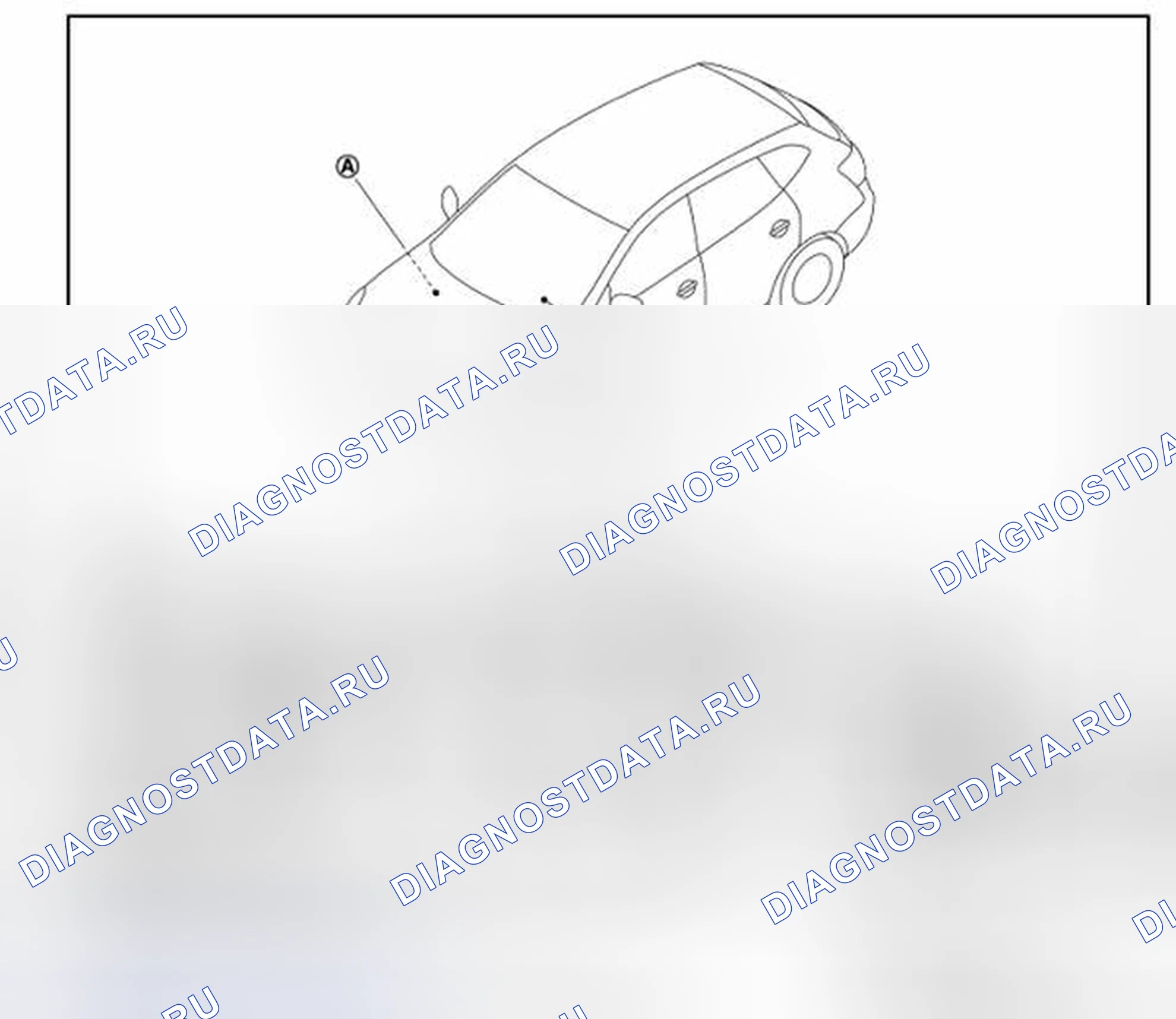 Рис. 31: Расположение компонентов. Nissan Rogue I рестайлинг